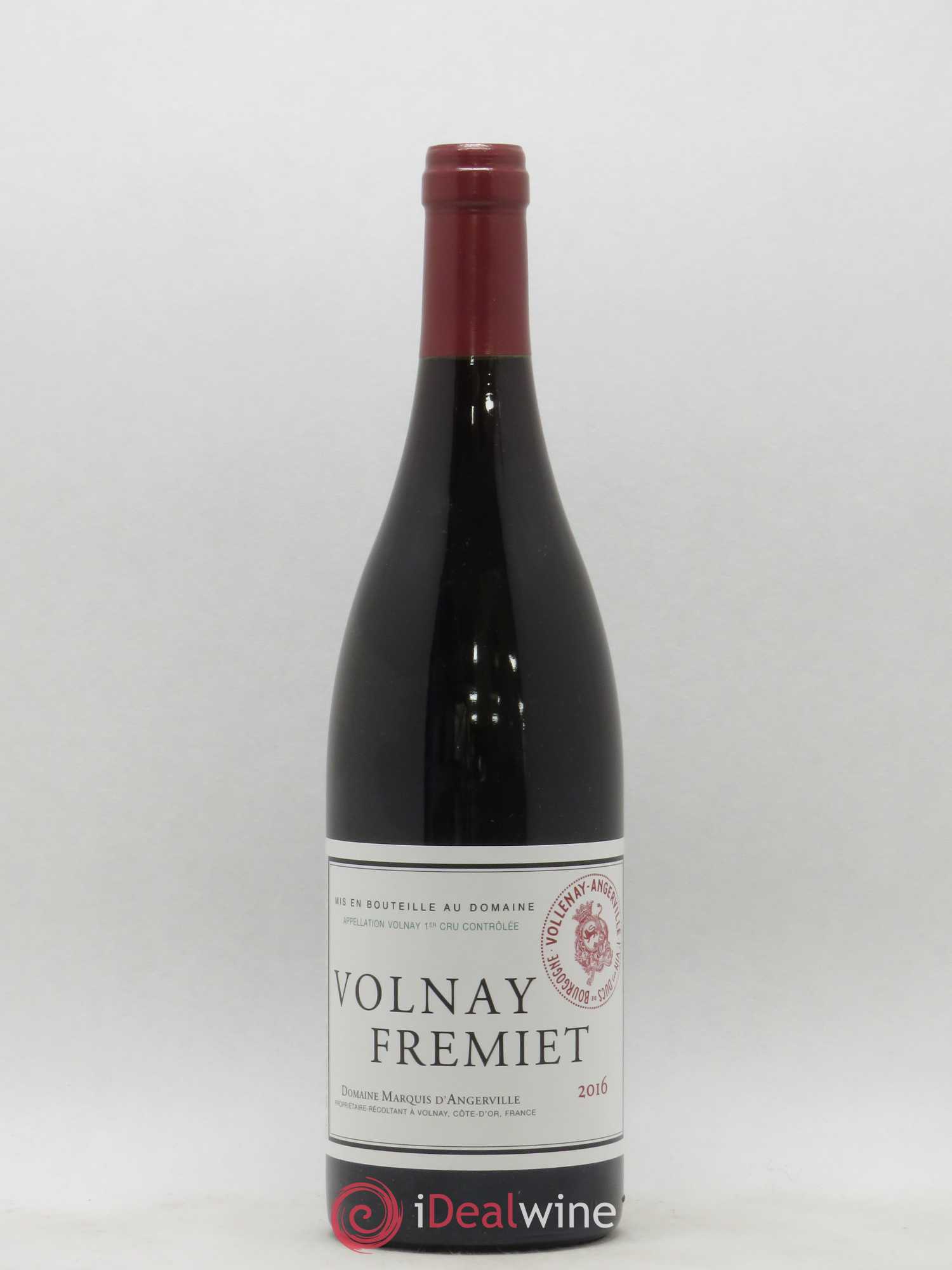 Volnay 1er Cru Frémiet Marquis d'Angerville (Domaine) 2016 - Lot de 1 bouteille - 0