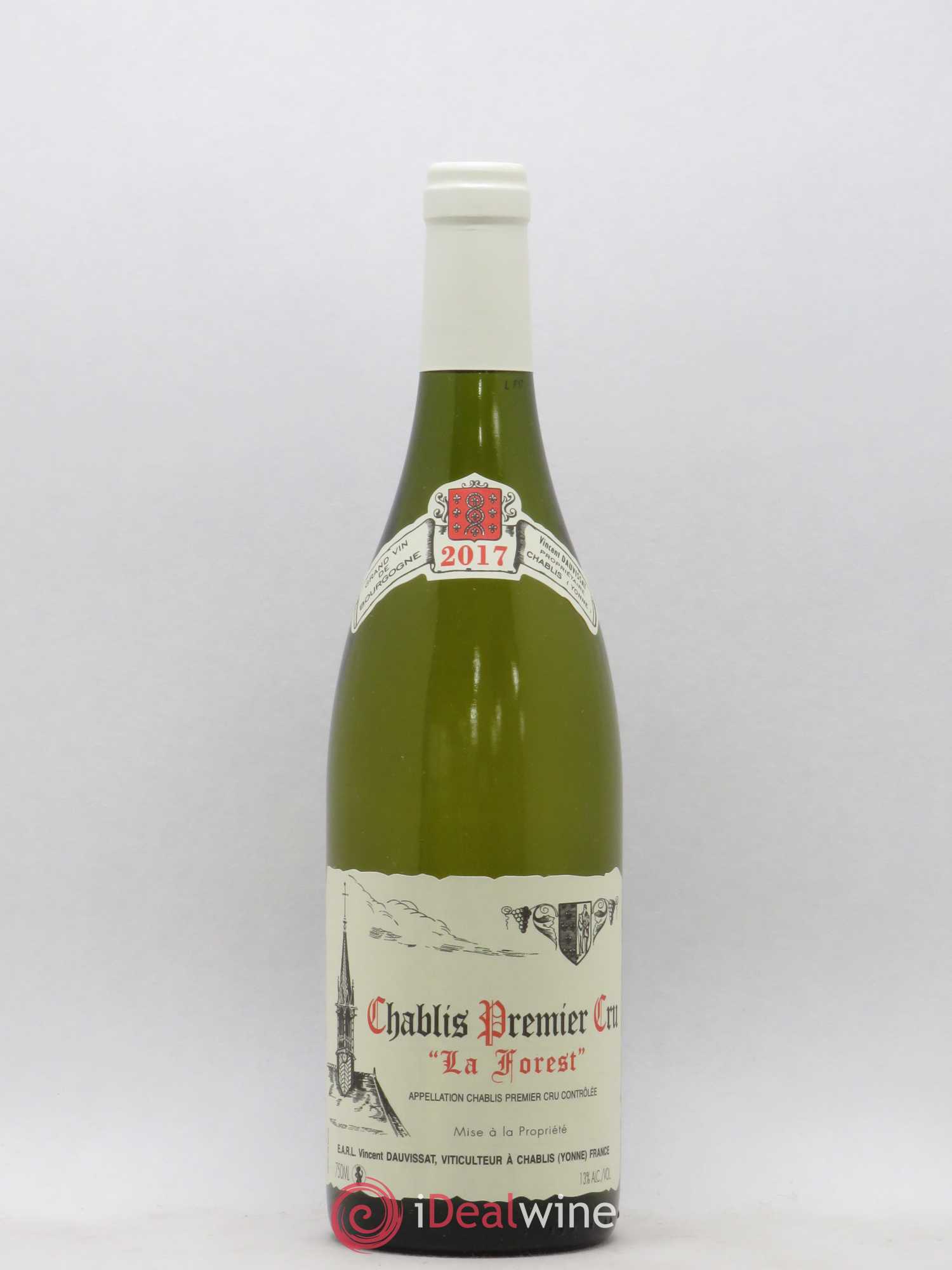 Chablis 1er Cru La Forest Vincent Dauvissat (Domaine) 2017 - Lot de 1 bouteille - 0