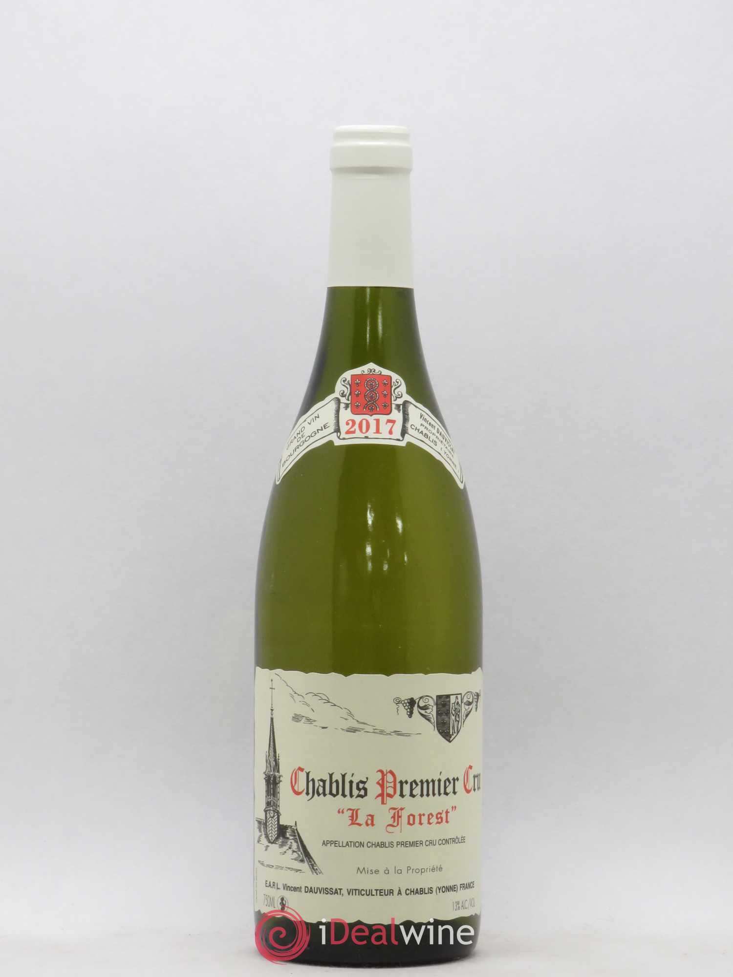 Chablis 1er Cru La Forest Vincent Dauvissat (Domaine) 2017 - Lot de 1 bouteille - 0