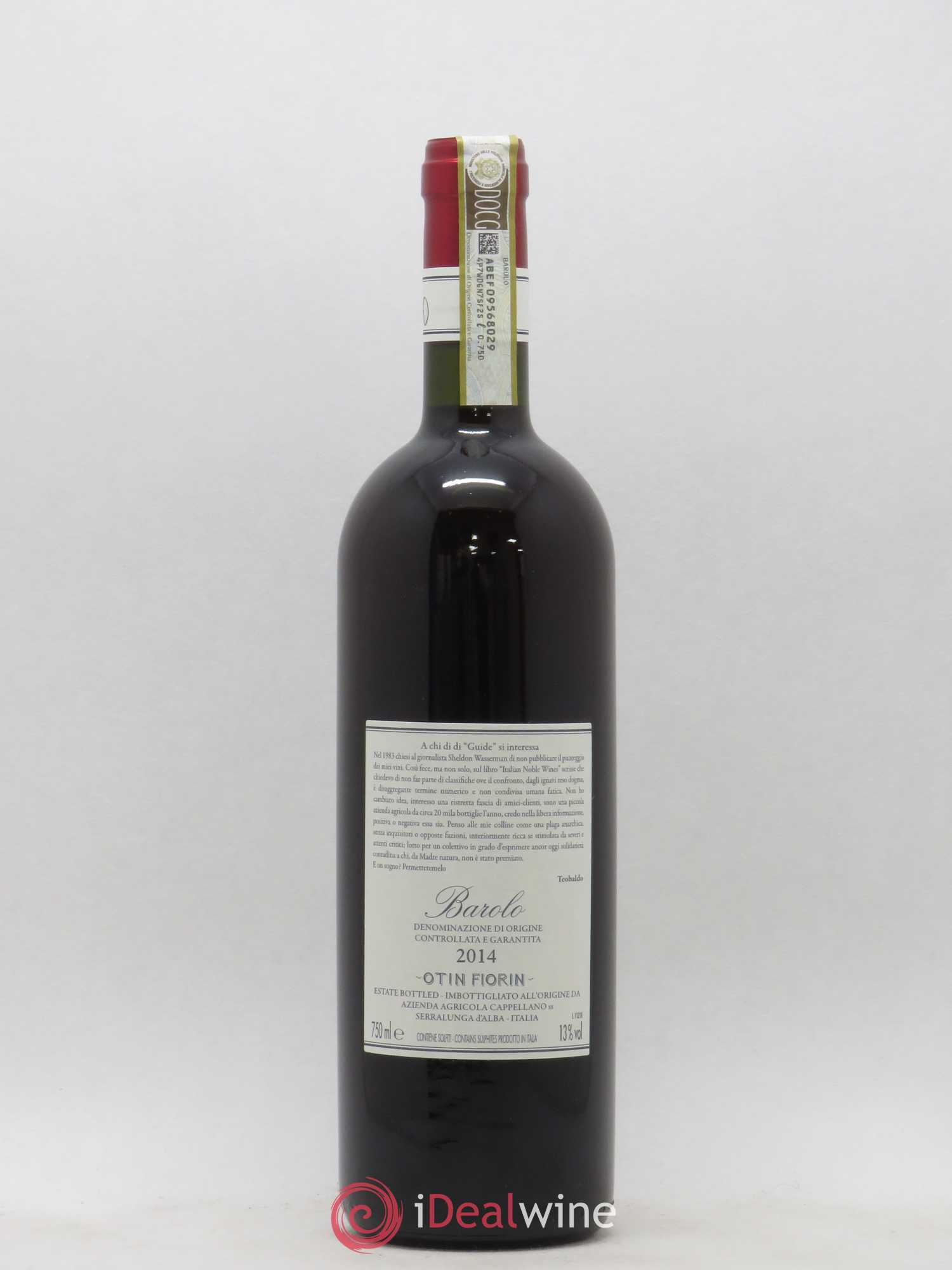 Barolo Pié Franco Giuseppe Cappellano  2014 - Posten von 1 Flasche - 1