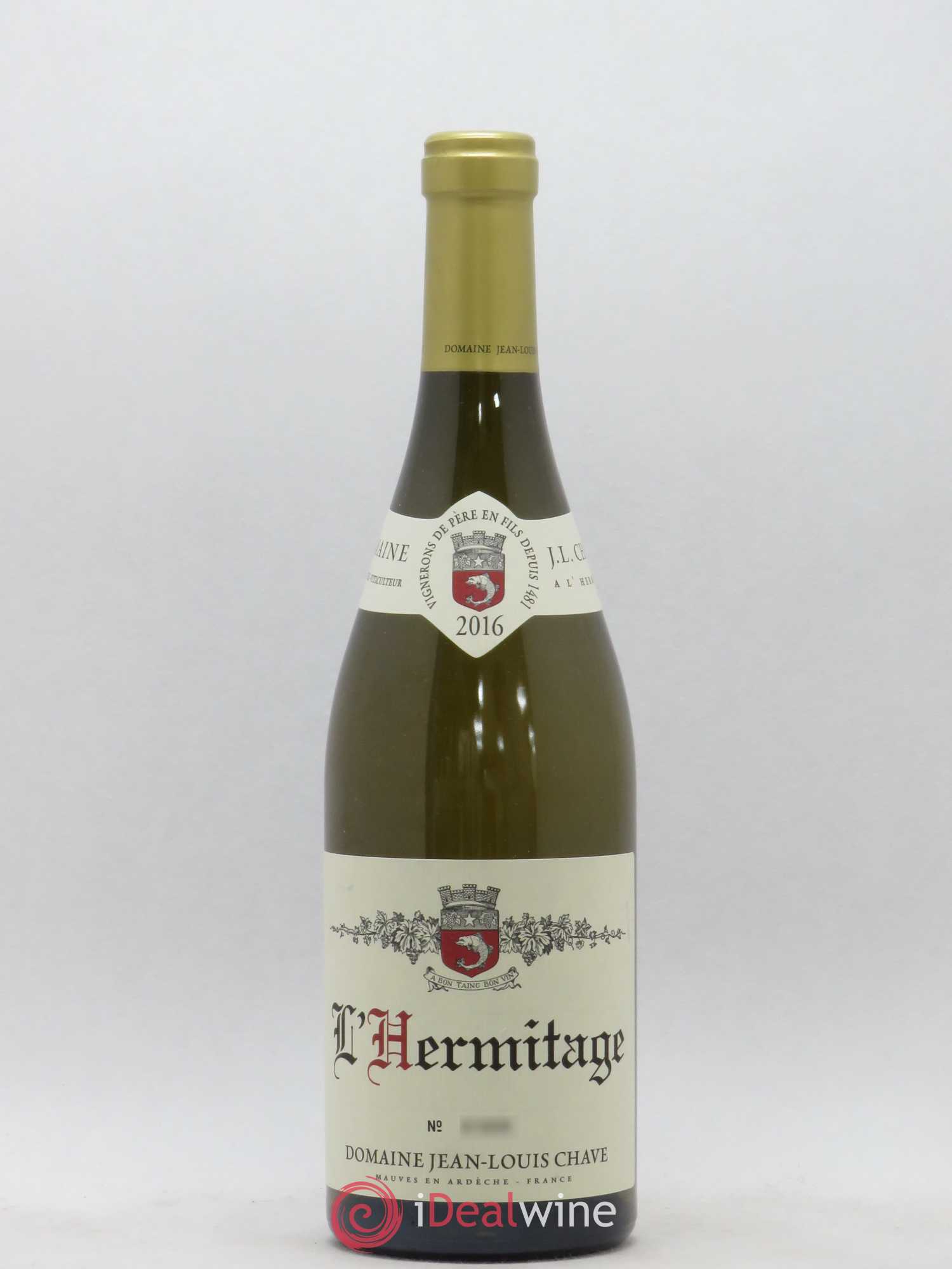Hermitage Jean-Louis Chave 2016 - Lot de 1 bouteille - 0