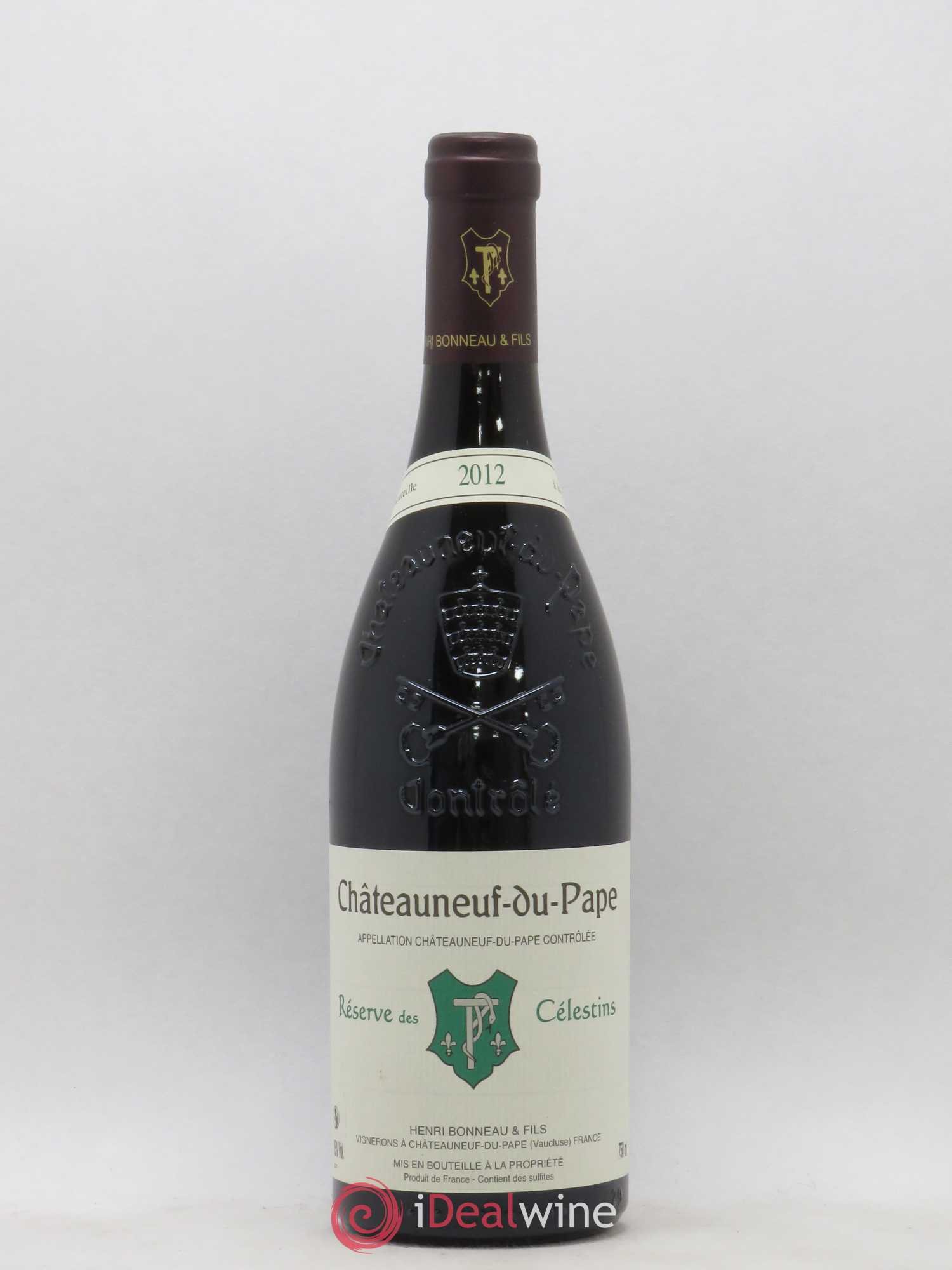 Châteauneuf-du-Pape Réserve des Célestins Henri Bonneau & Fils 2012 - Lot de 1 bouteille - 0