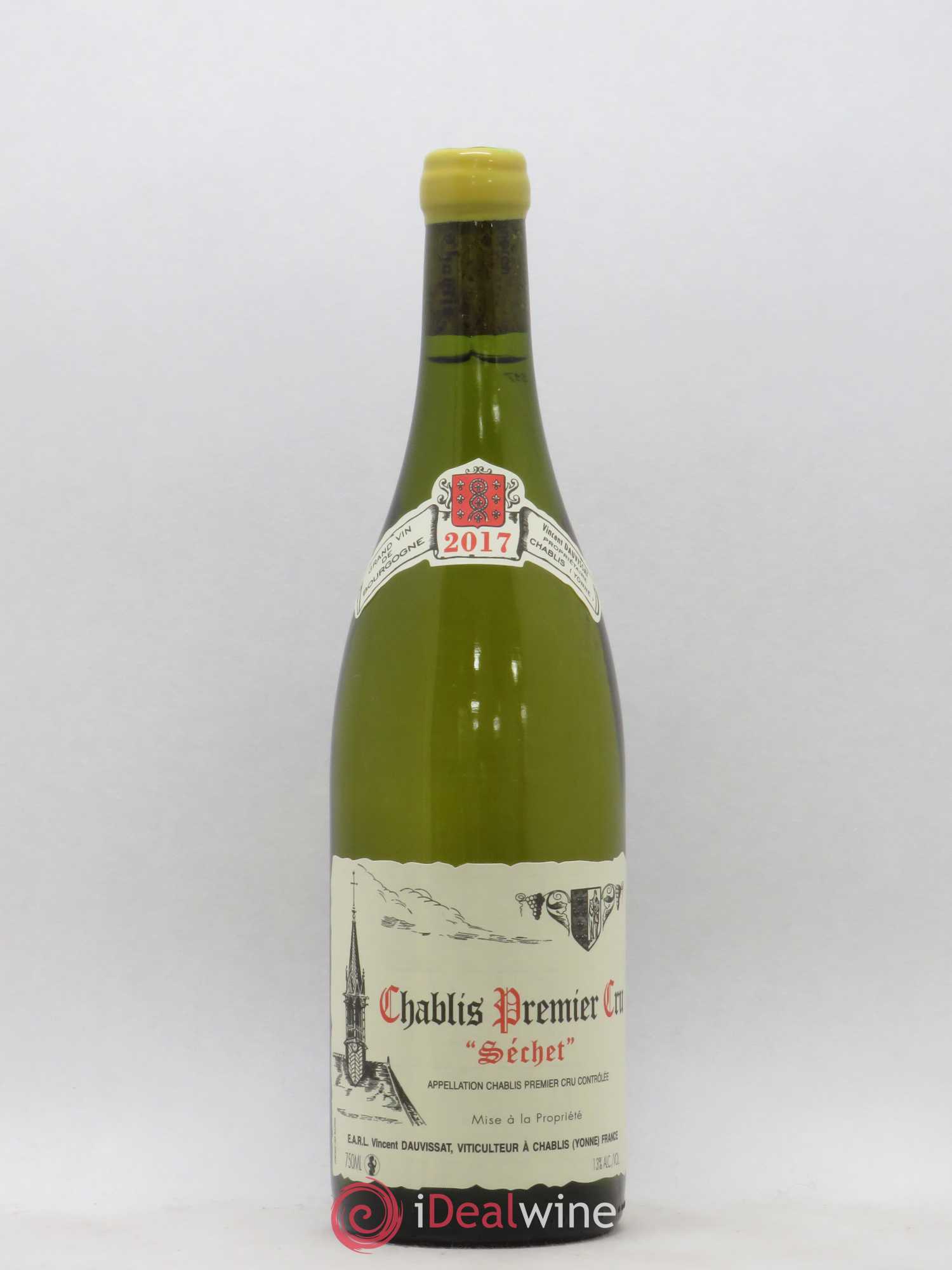 Chablis 1er Cru Séchet Vincent Dauvissat (Domaine) 2017 - Lot de 1 bouteille - 0