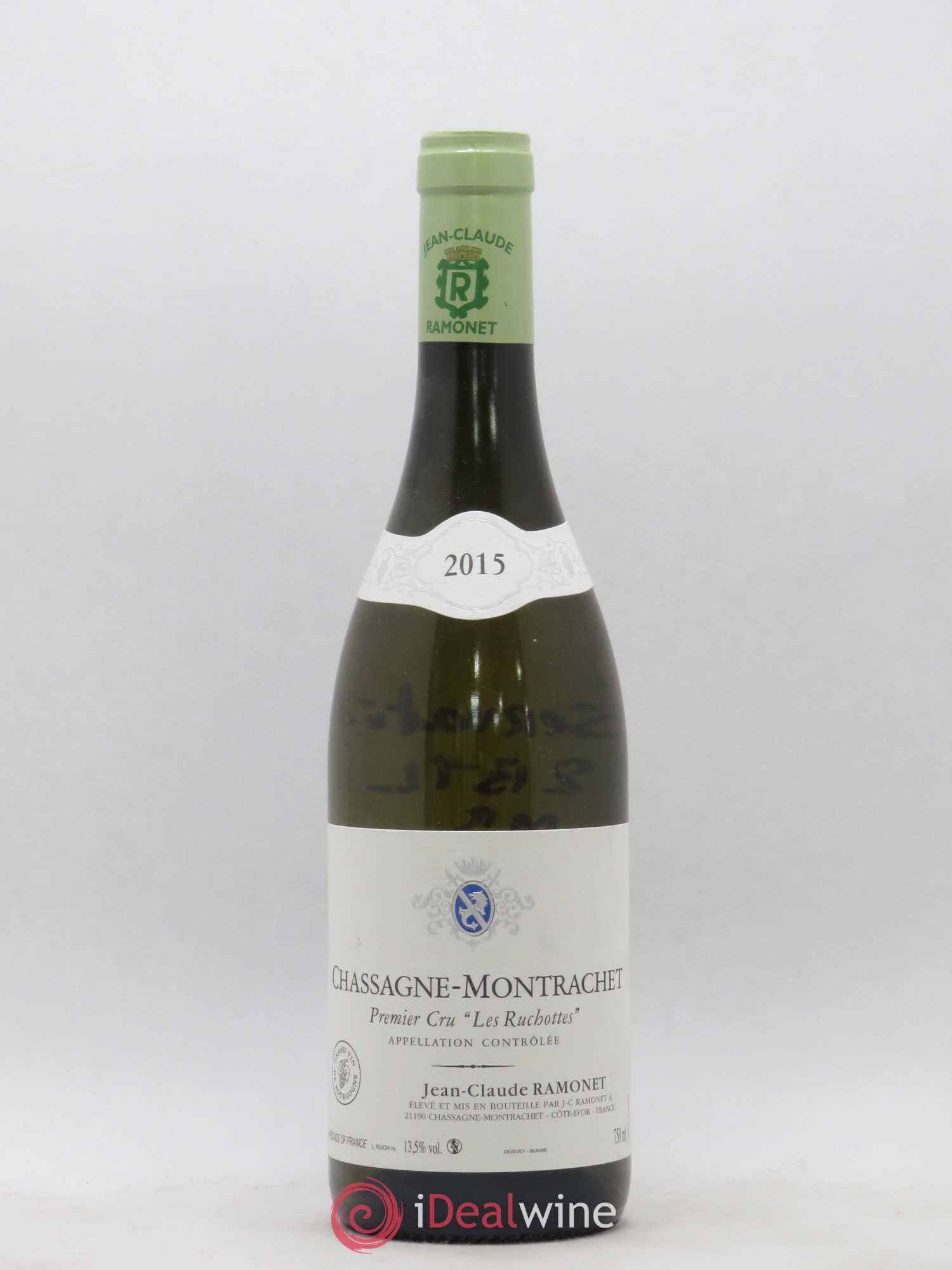 Chassagne-Montrachet 1er Cru Les Ruchottes Ramonet (Domaine) 2015 - Lot de 1 bouteille - 0