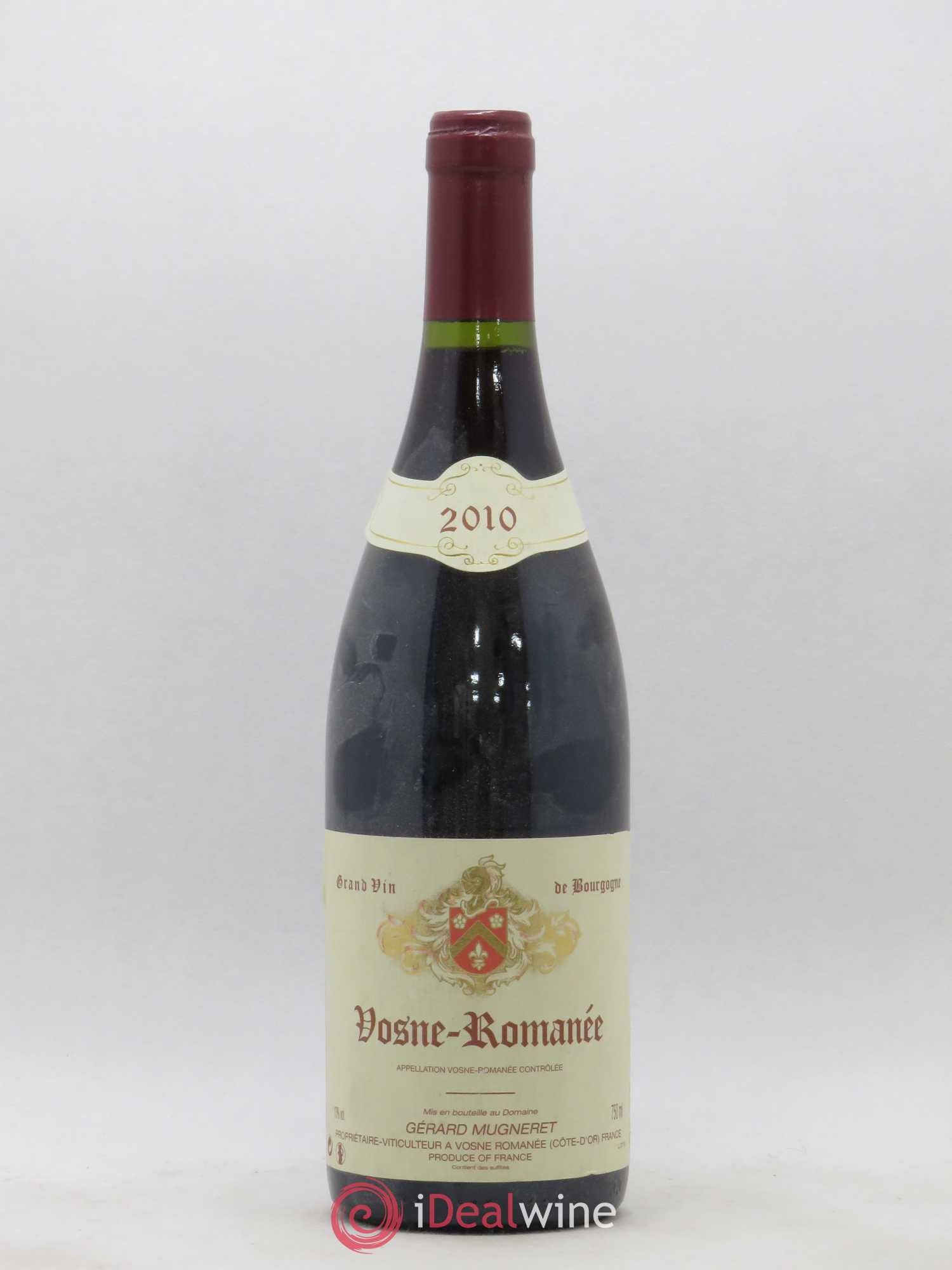 Vosne-Romanée Domaine Gérard Mugneret 2010 - Posten von 1 Flasche - 0