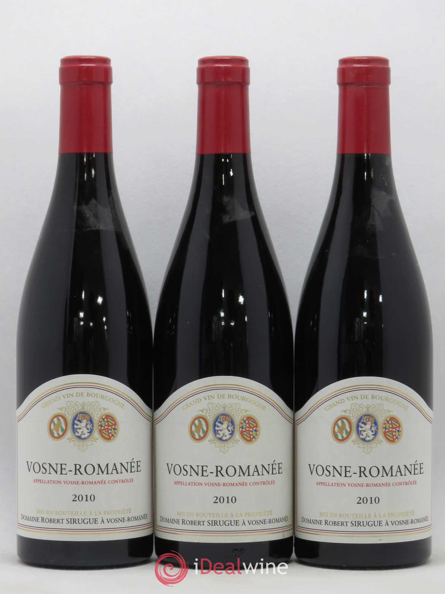 Vosne-Romanée Domaine Sirugue 2010 - Posten von 3 Flaschen - 0