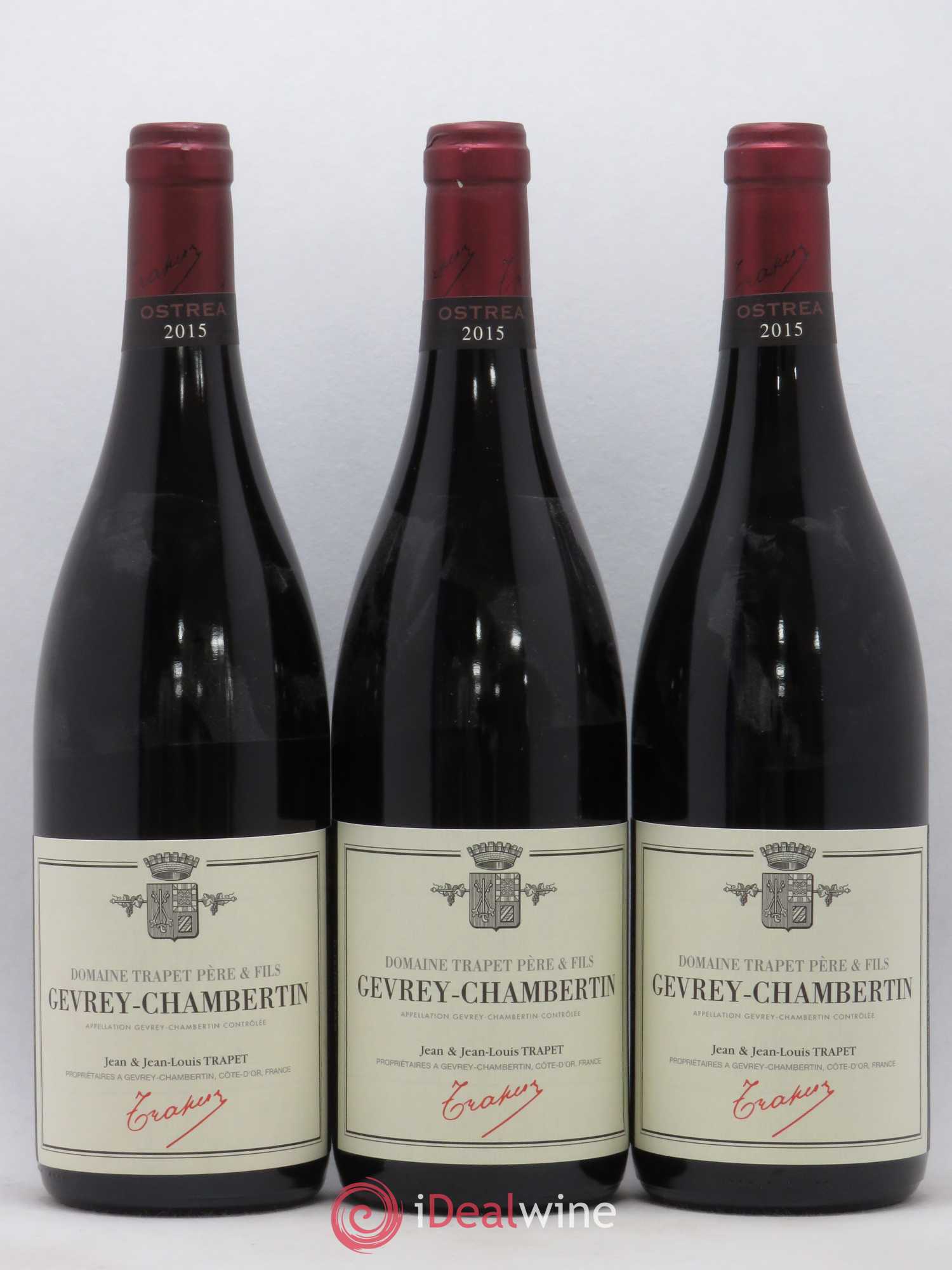 Gevrey-Chambertin Ostrea Domaine Trapet 2015 - Lot de 3 bouteilles - 0