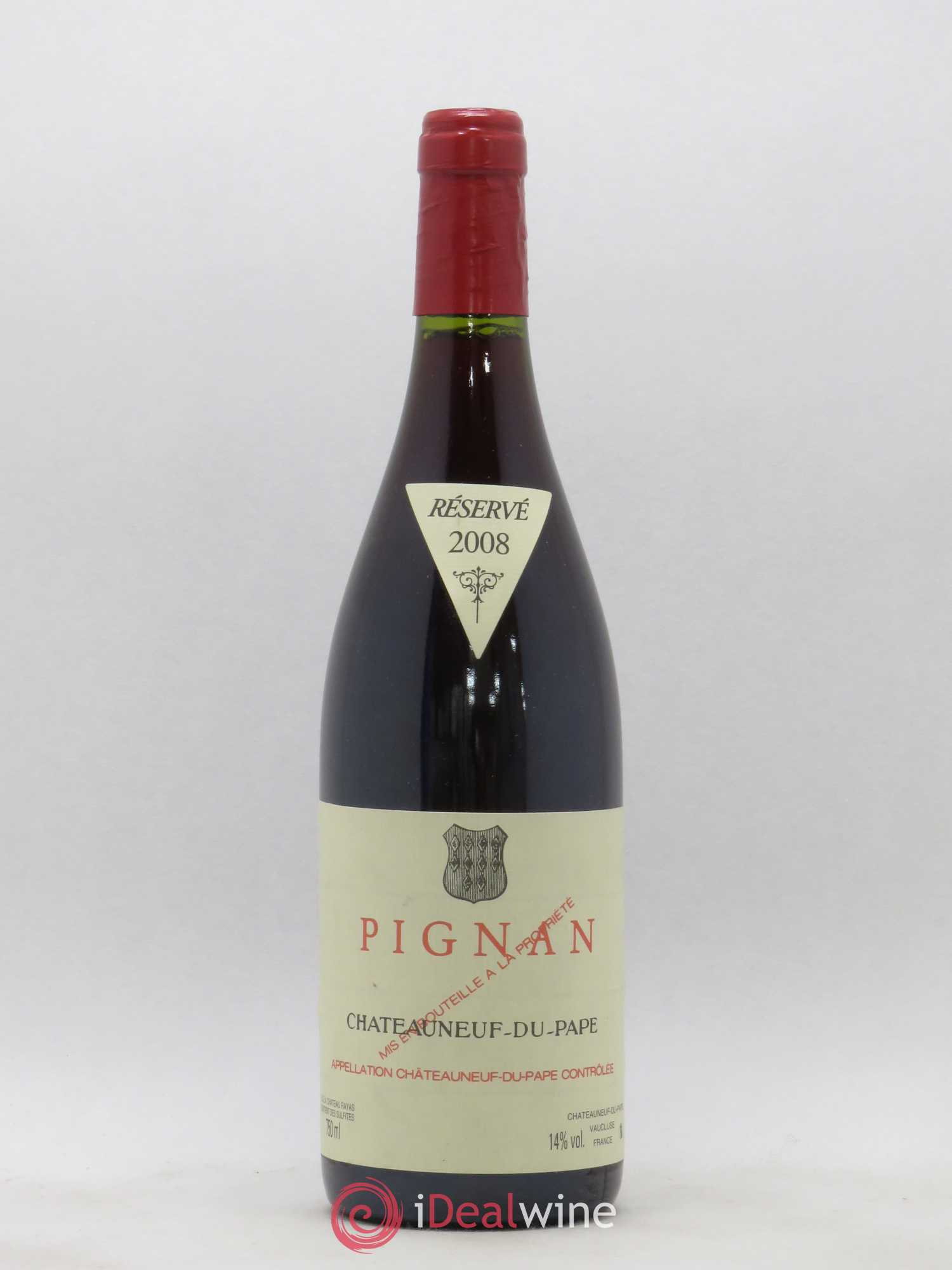 Châteauneuf-du-Pape Pignan Emmanuel Reynaud (sans prix de réserve) 2008 - Lot de 1 bouteille - 0