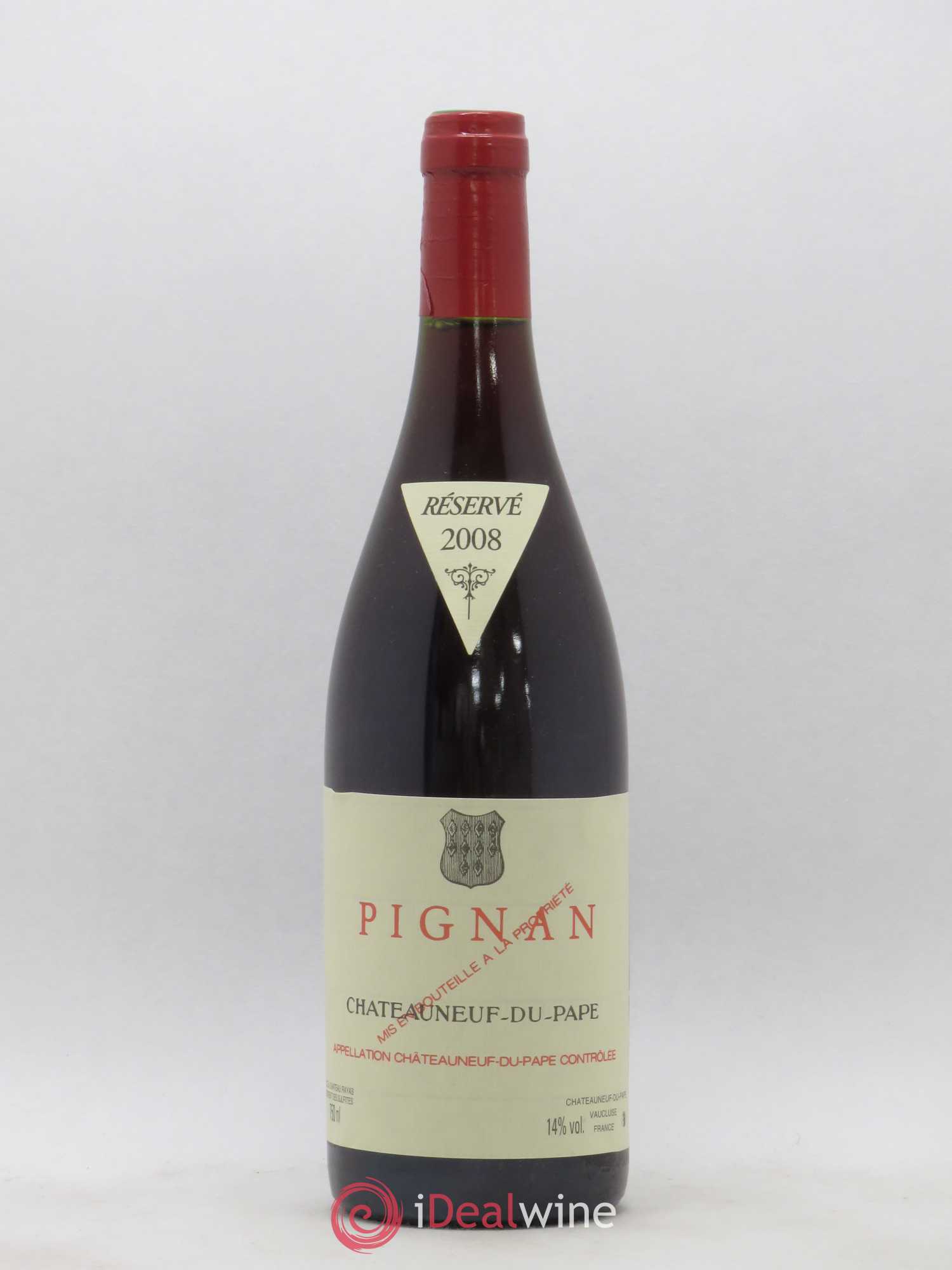 Châteauneuf-du-Pape Pignan Emmanuel Reynaud 2008 - Lot de 1 bouteille - 0