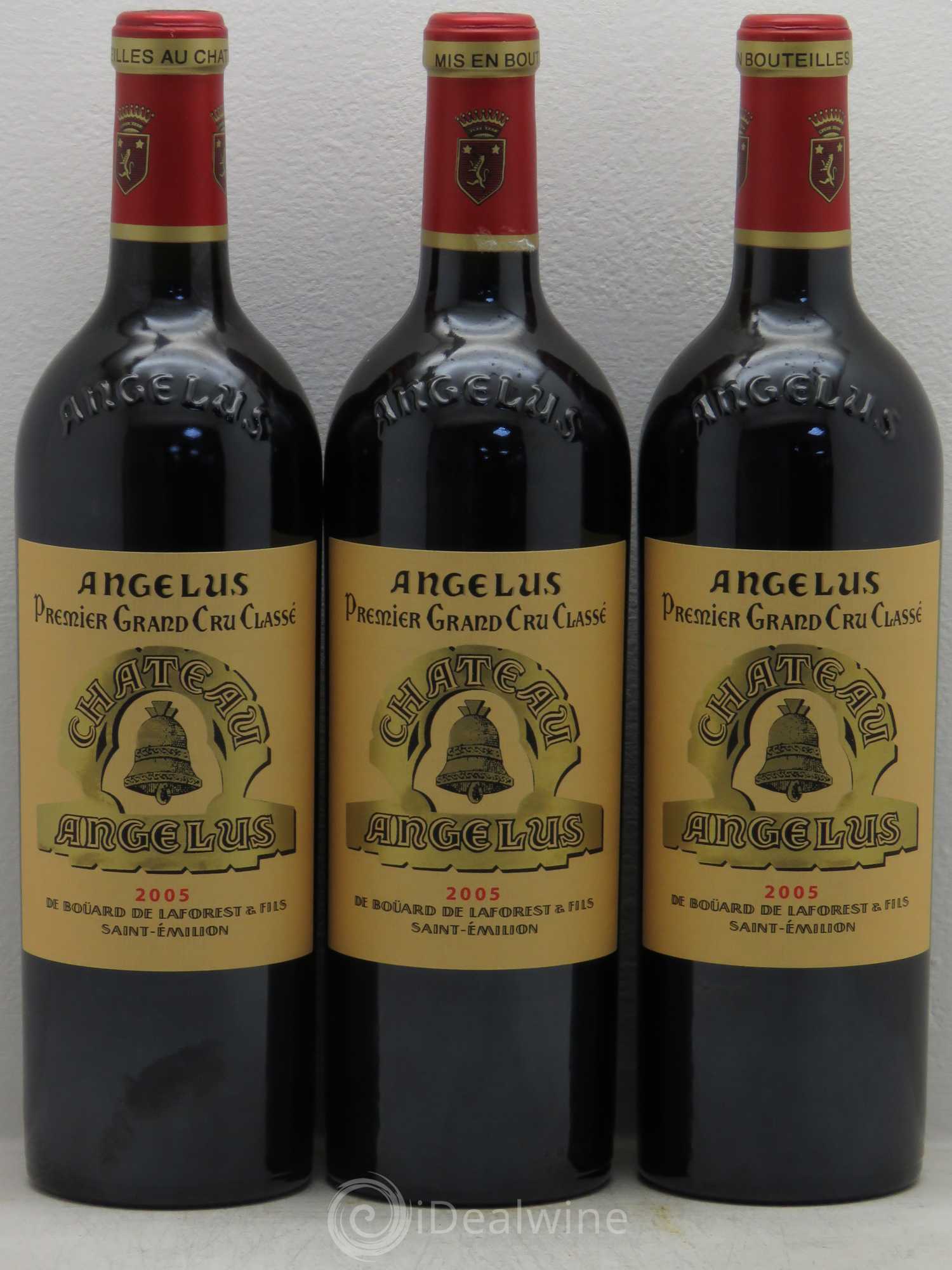 Château Angélus 1er Grand Cru Classé A 2005 - Lot de 12 bouteilles - 1