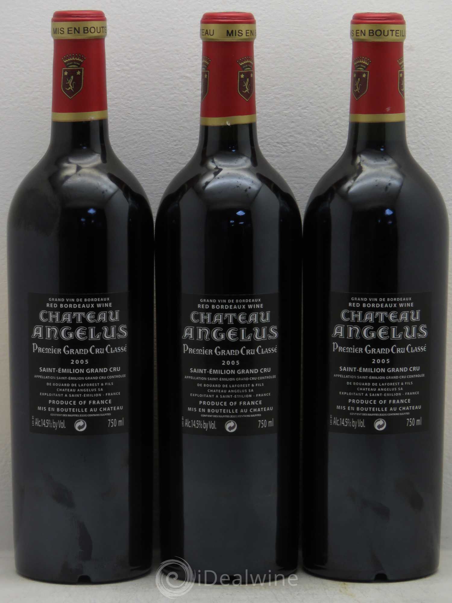 Château Angélus 1er Grand Cru Classé A 2005 - Lot de 12 bouteilles - 4