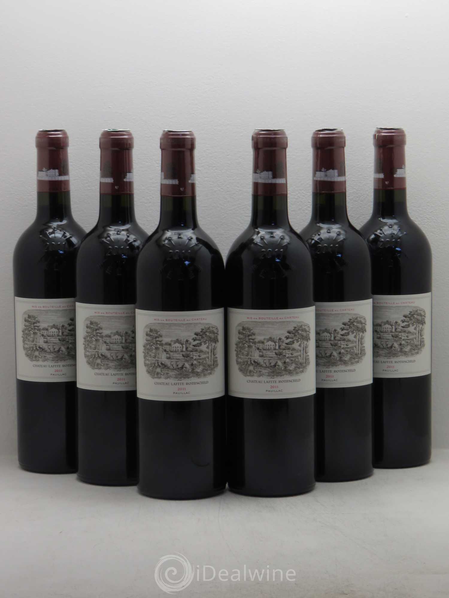 Château Lafite Rothschild 1er Grand Cru Classé 2011 - Lot de 6 bouteilles - 0