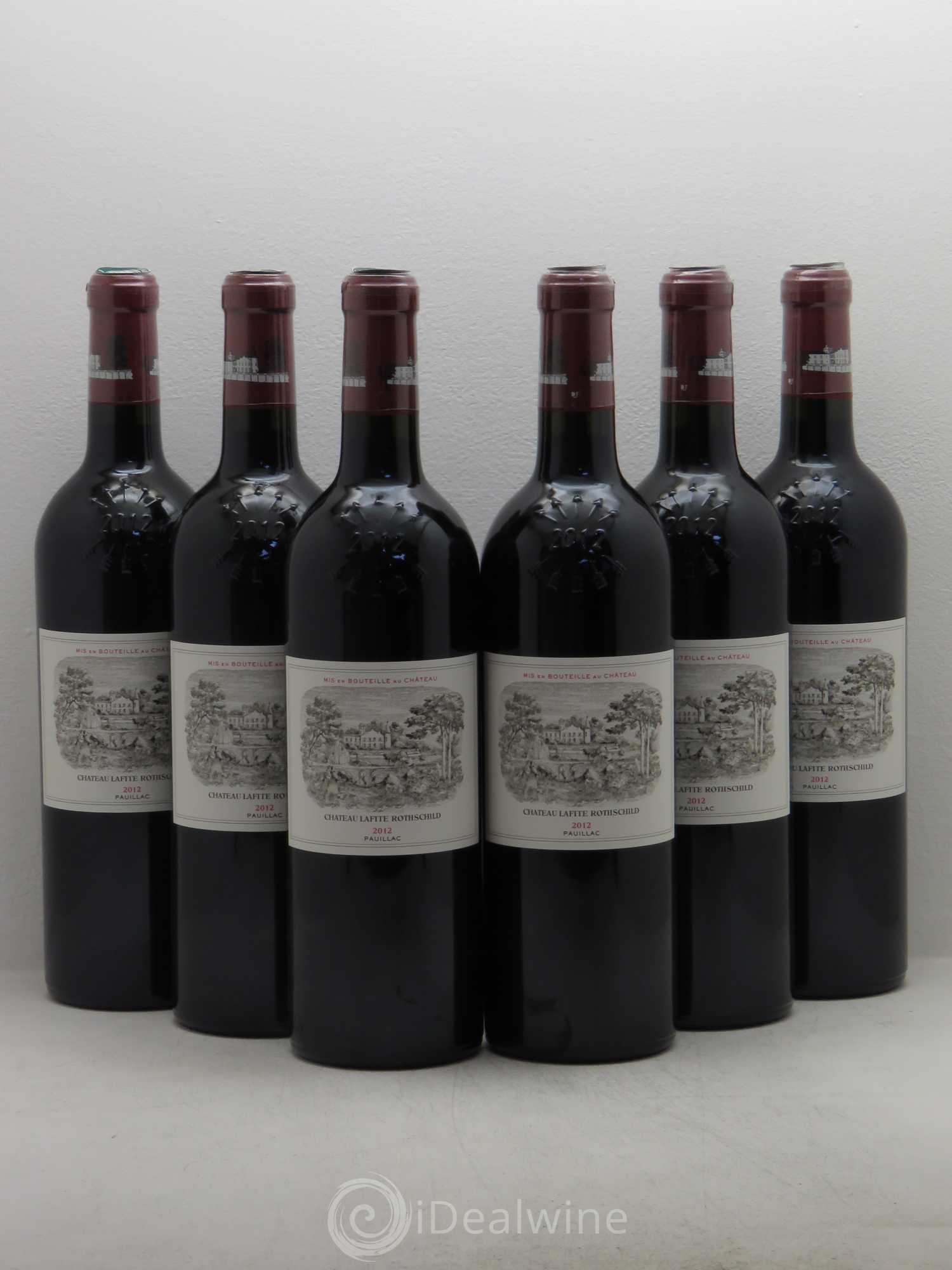 Château Lafite Rothschild 1er Grand Cru Classé 2012 - Lot de 6 bouteilles - 0