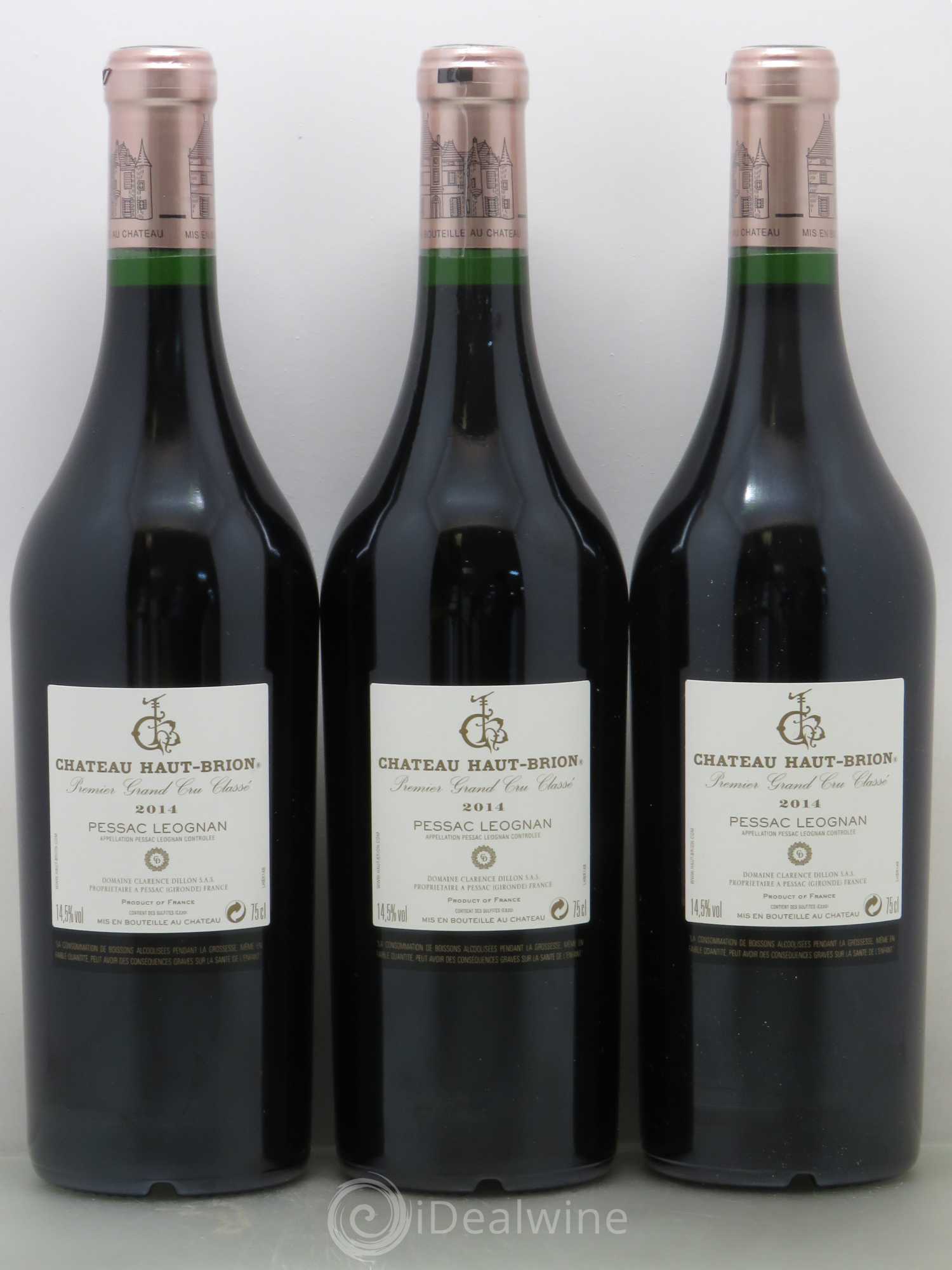 Château Haut Brion 1er Grand Cru Classé 2014 - Lot de 6 bouteilles - 4