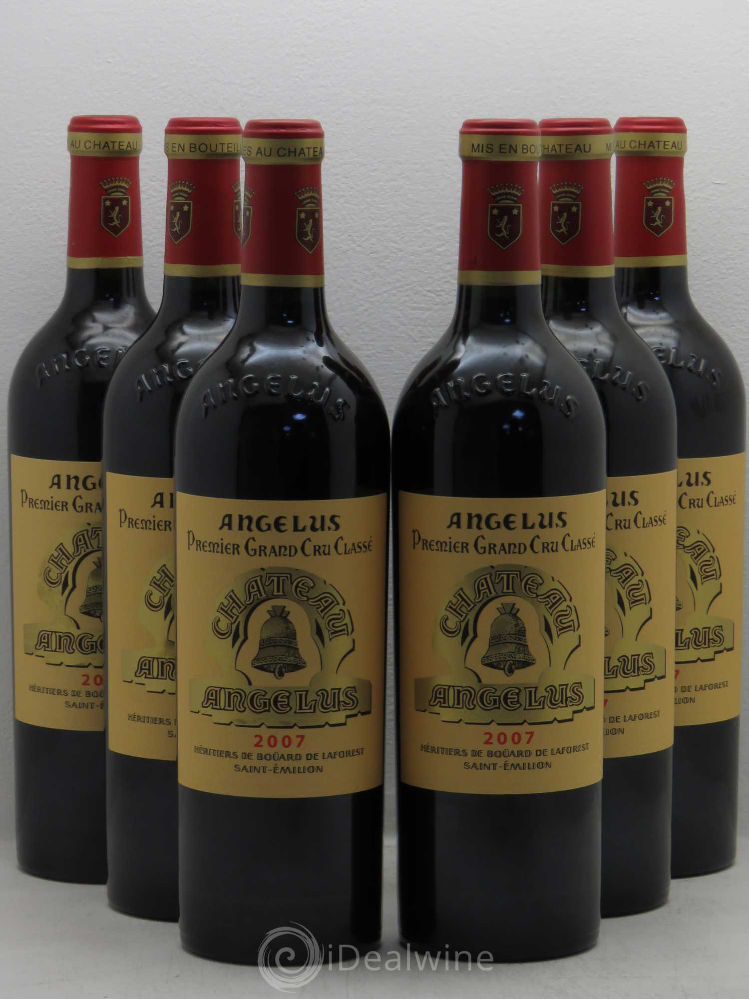 Château Angélus 1er Grand Cru Classé A 2007 - Lot de 6 bouteilles - 0