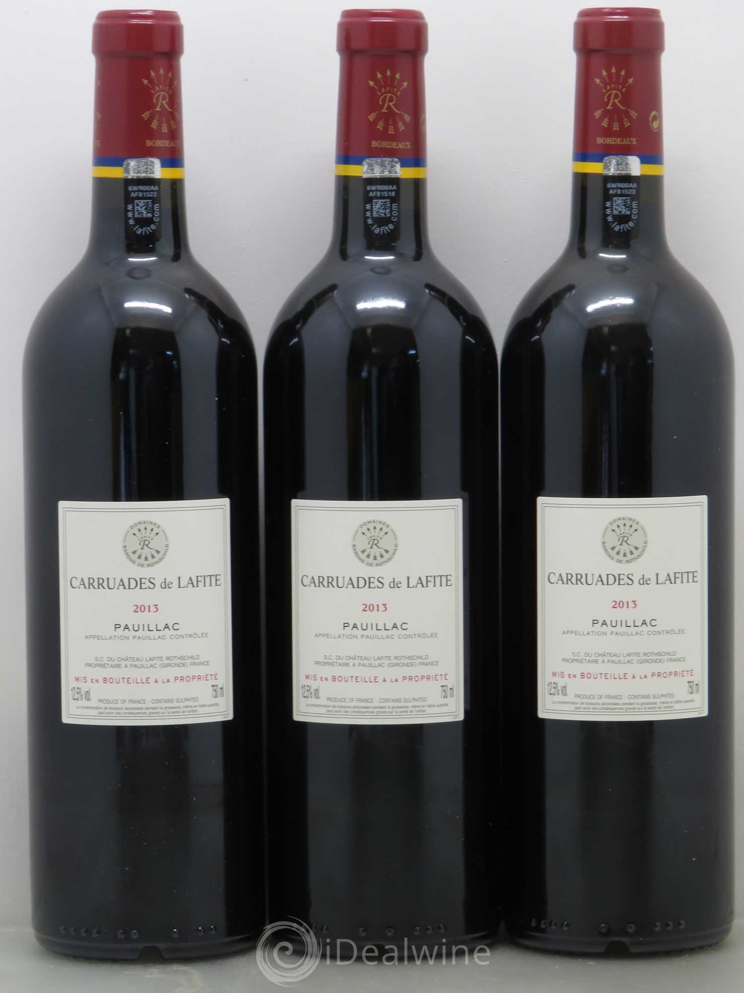 Carruades de Lafite Rothschild Second Vin 2013 - Lot de 6 bouteilles - 2