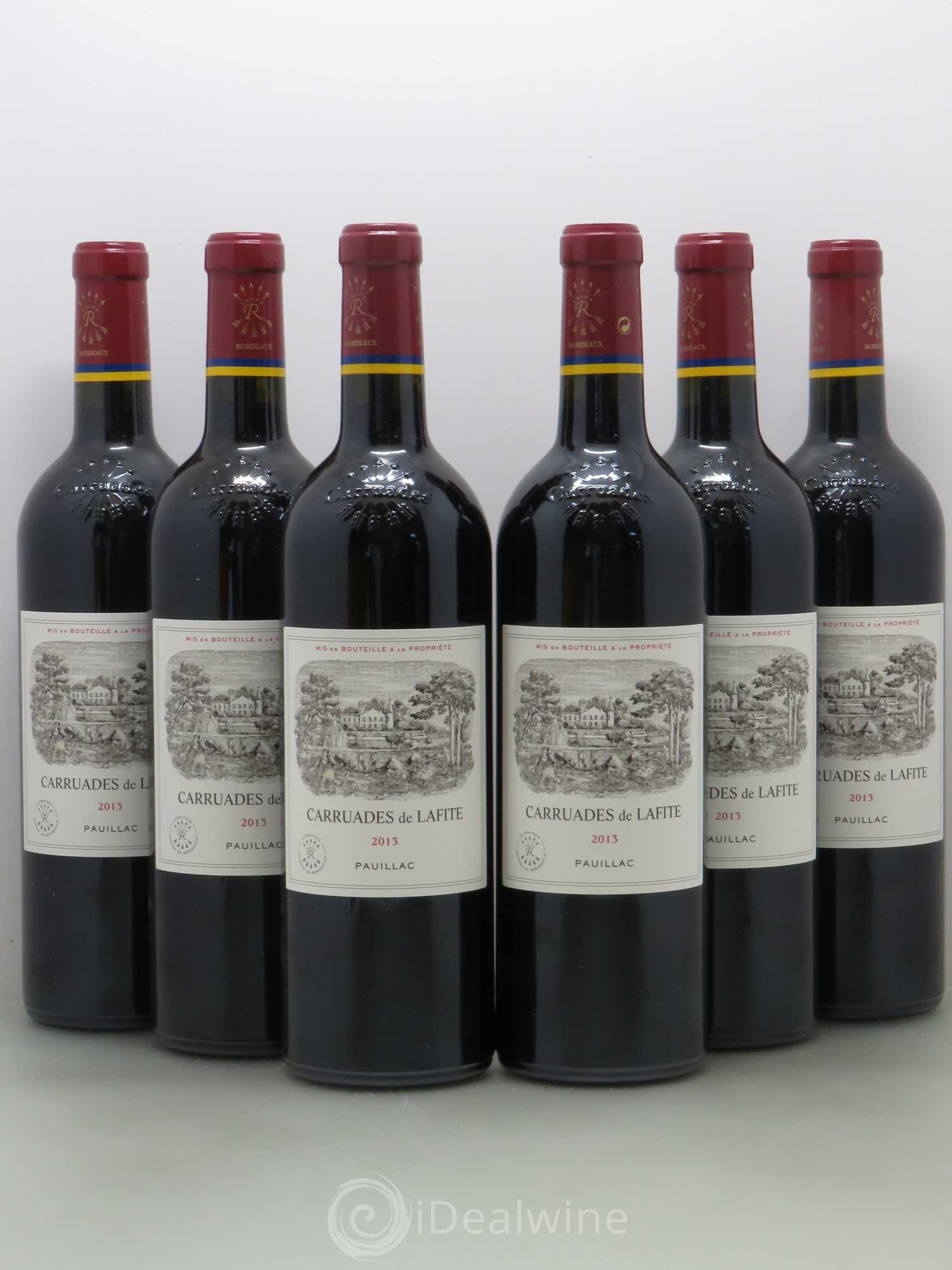 Carruades de Lafite Rothschild Second Vin 2013 - Lot de 6 bouteilles - 0