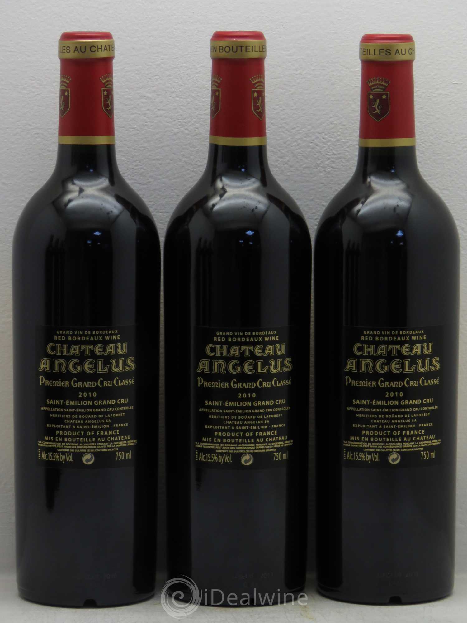 Château Angélus 1er Grand Cru Classé A 2010 - Lot de 6 bouteilles - 2