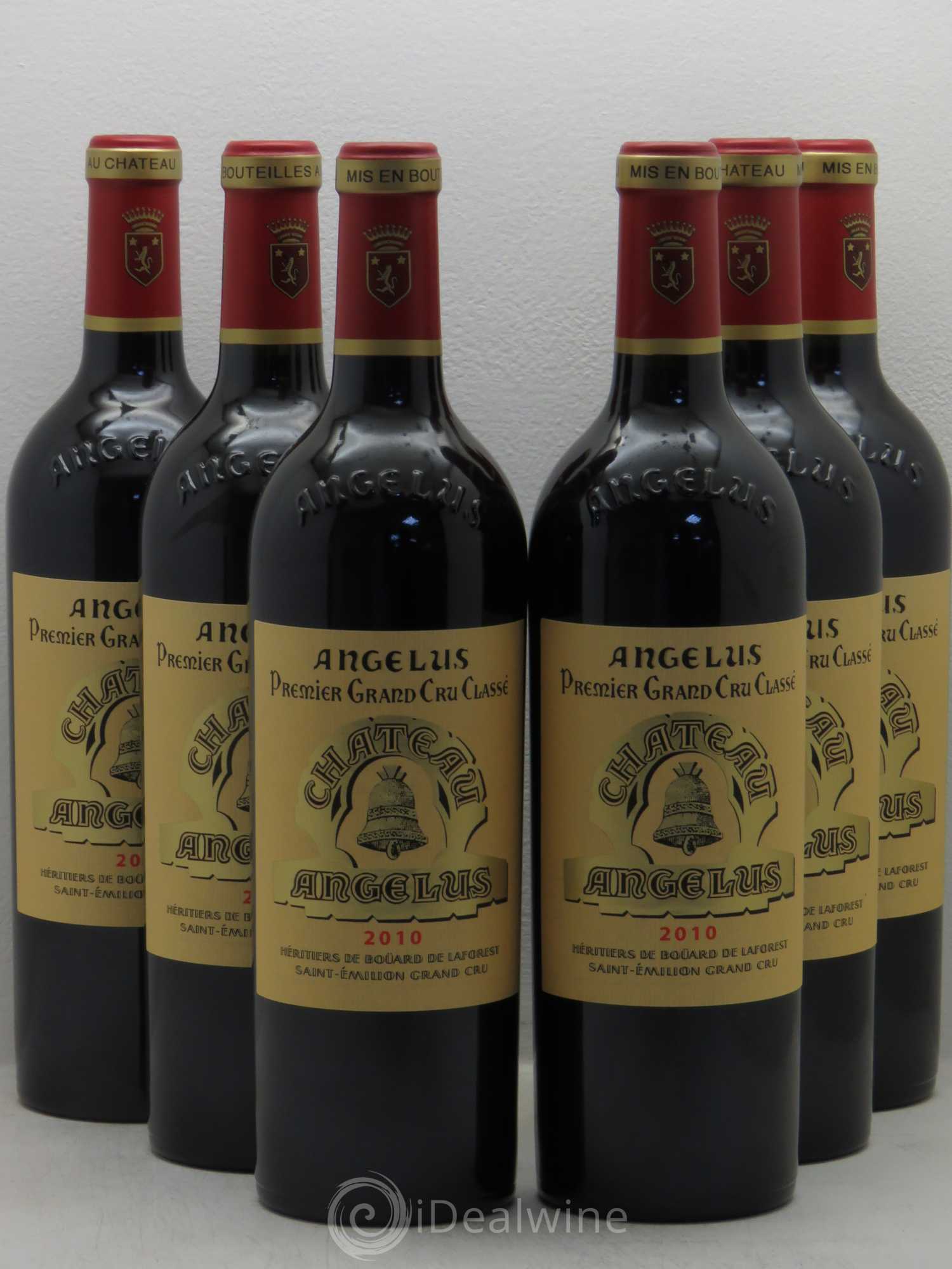 Château Angélus 1er Grand Cru Classé A 2010 - Lot de 6 bouteilles - 0