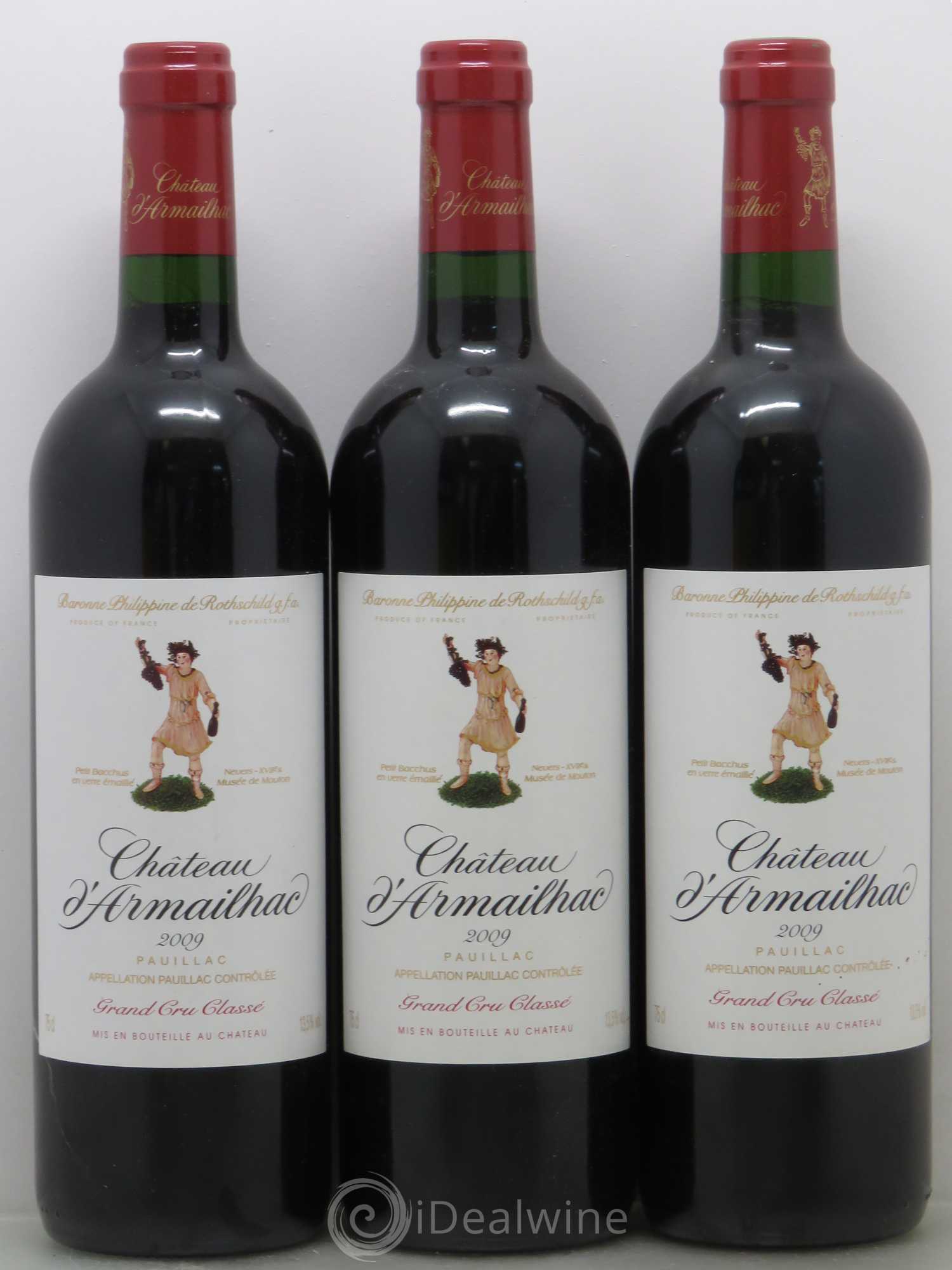 Château d' Armailhac - Mouton Baron(ne) Philippe 5ème Grand Cru Classé 2009 - Lot de 12 bouteilles - 2