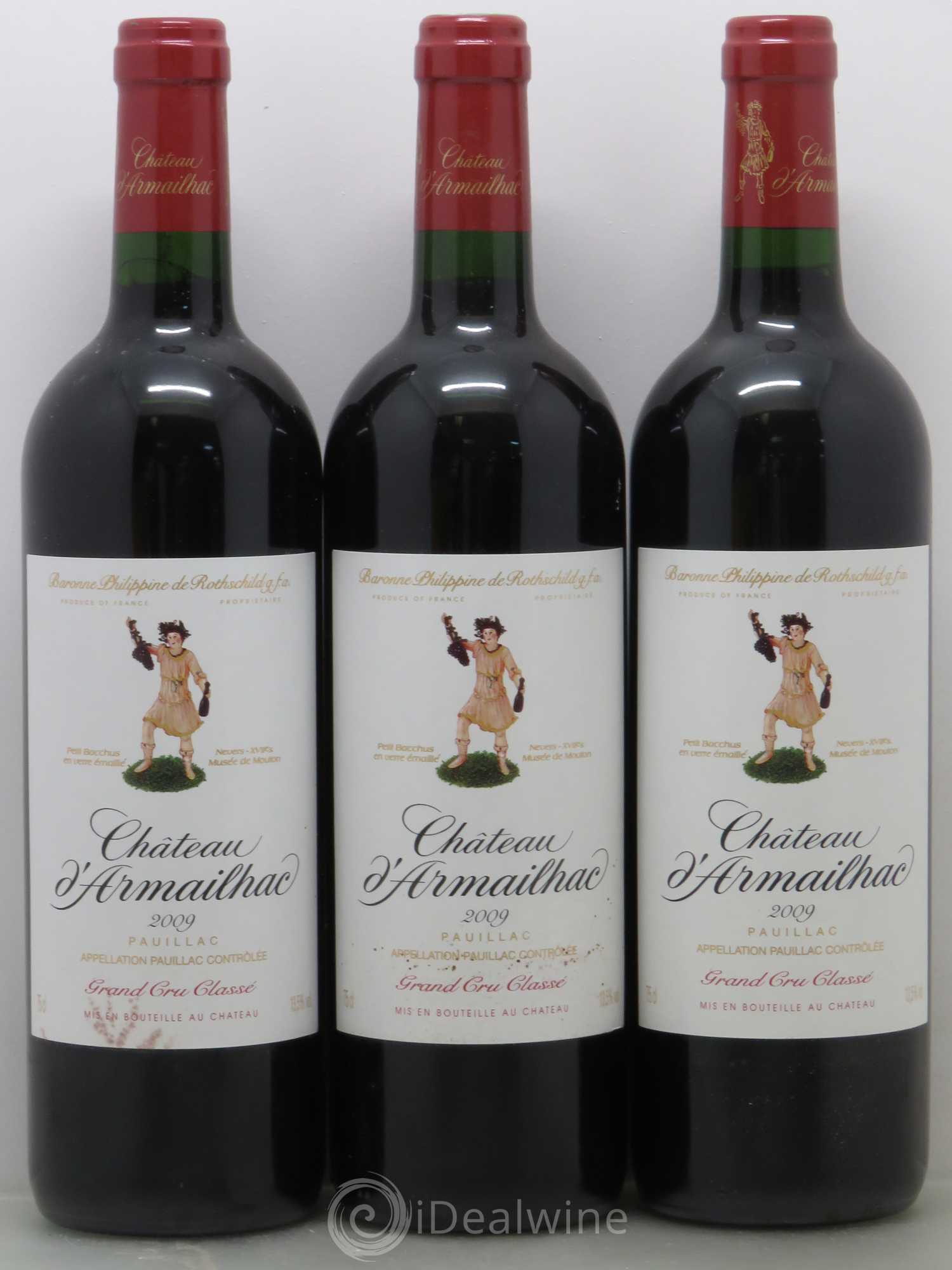 Château d' Armailhac - Mouton Baron(ne) Philippe 5ème Grand Cru Classé 2009 - Lot de 12 bouteilles - 4