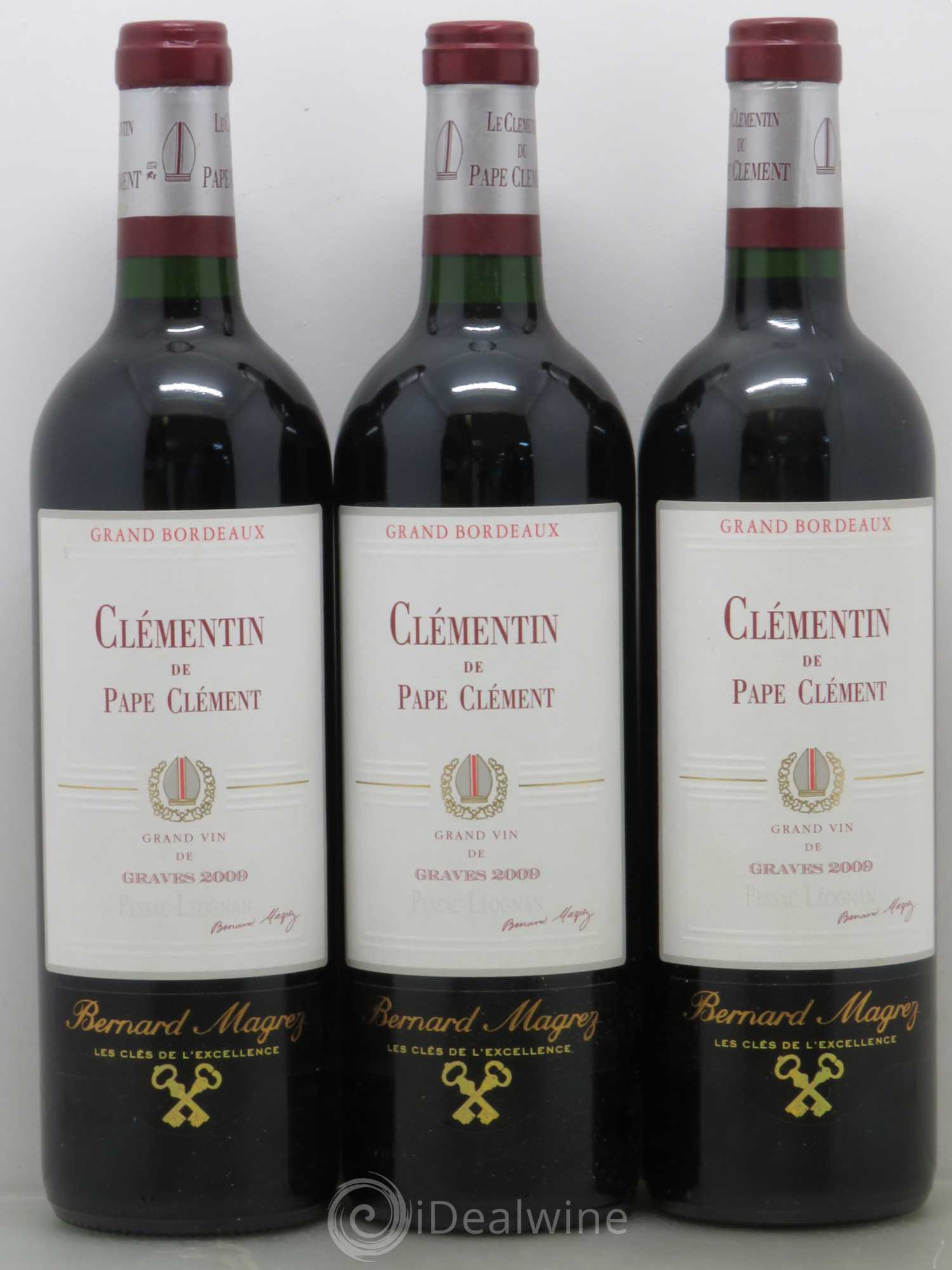 Le Clémentin de Pape Clément Second Vin 2009 - Lot de 6 bouteilles - 1