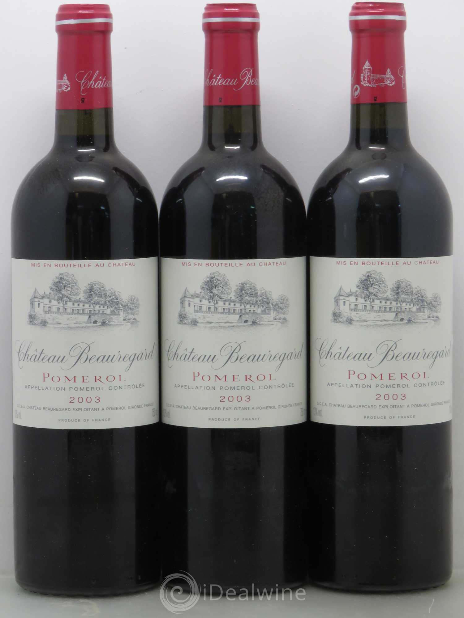 Château Beauregard 2003 - Lot de 12 bouteilles - 1