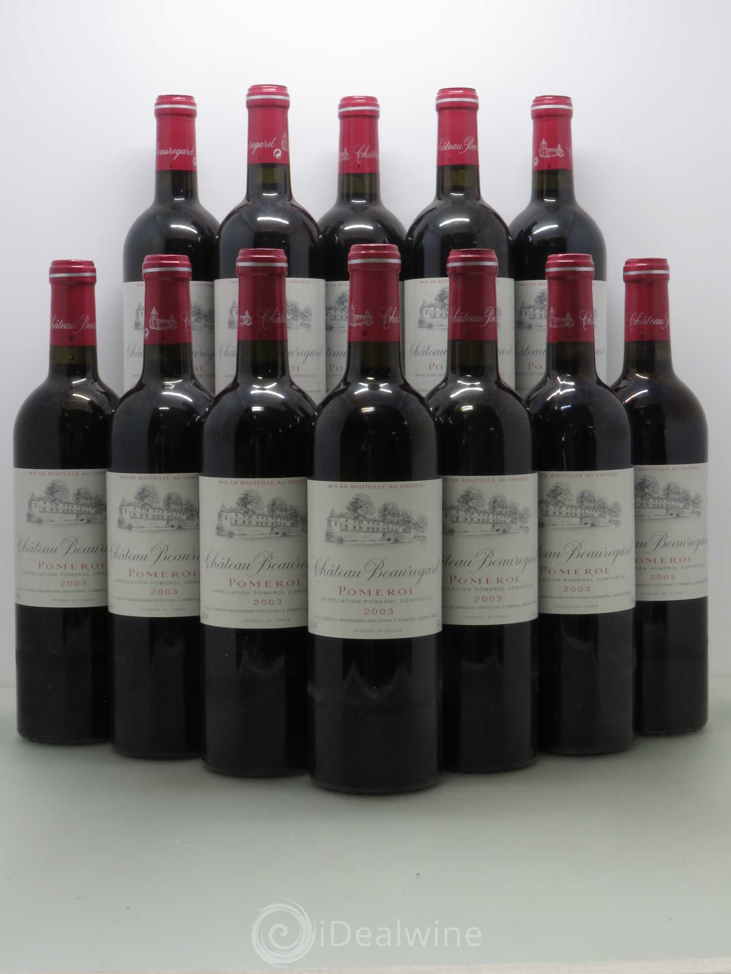 Château Beauregard 2003 - Lot de 12 bouteilles - 0