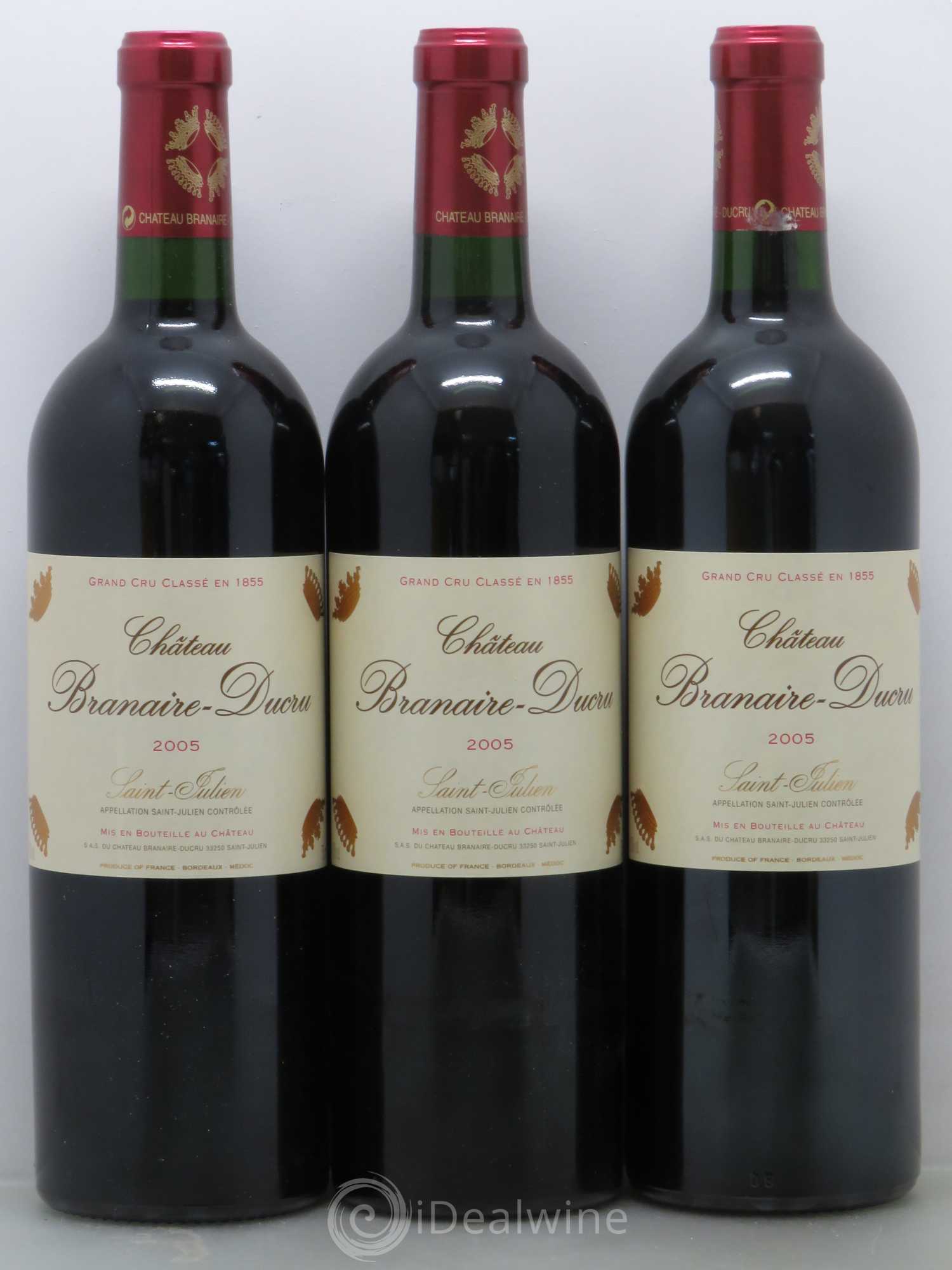 Château Branaire Ducru 4ème Grand Cru Classé 2005 - Lot de 12 bouteilles - 2