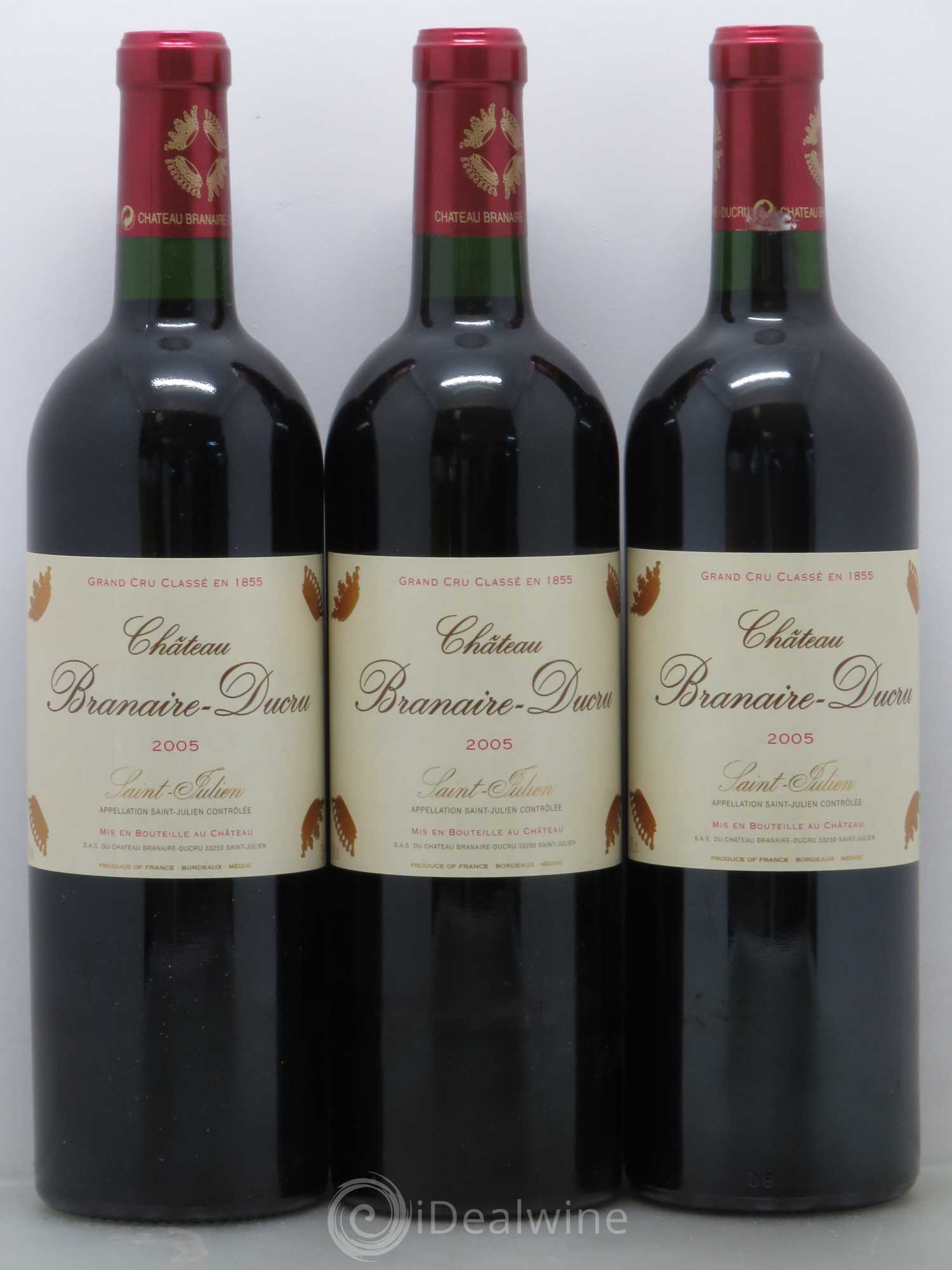 Château Branaire Ducru 4ème Grand Cru Classé 2005 - Lot de 12 bouteilles - 4
