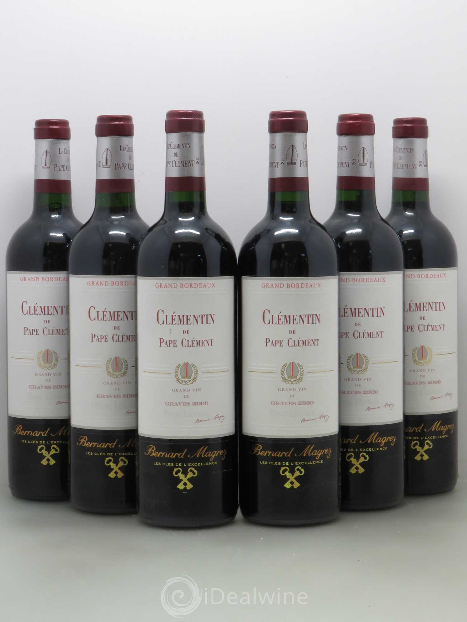 Le Clémentin de Pape Clément Second Vin 2009 - Lot de 6 bouteilles - 0