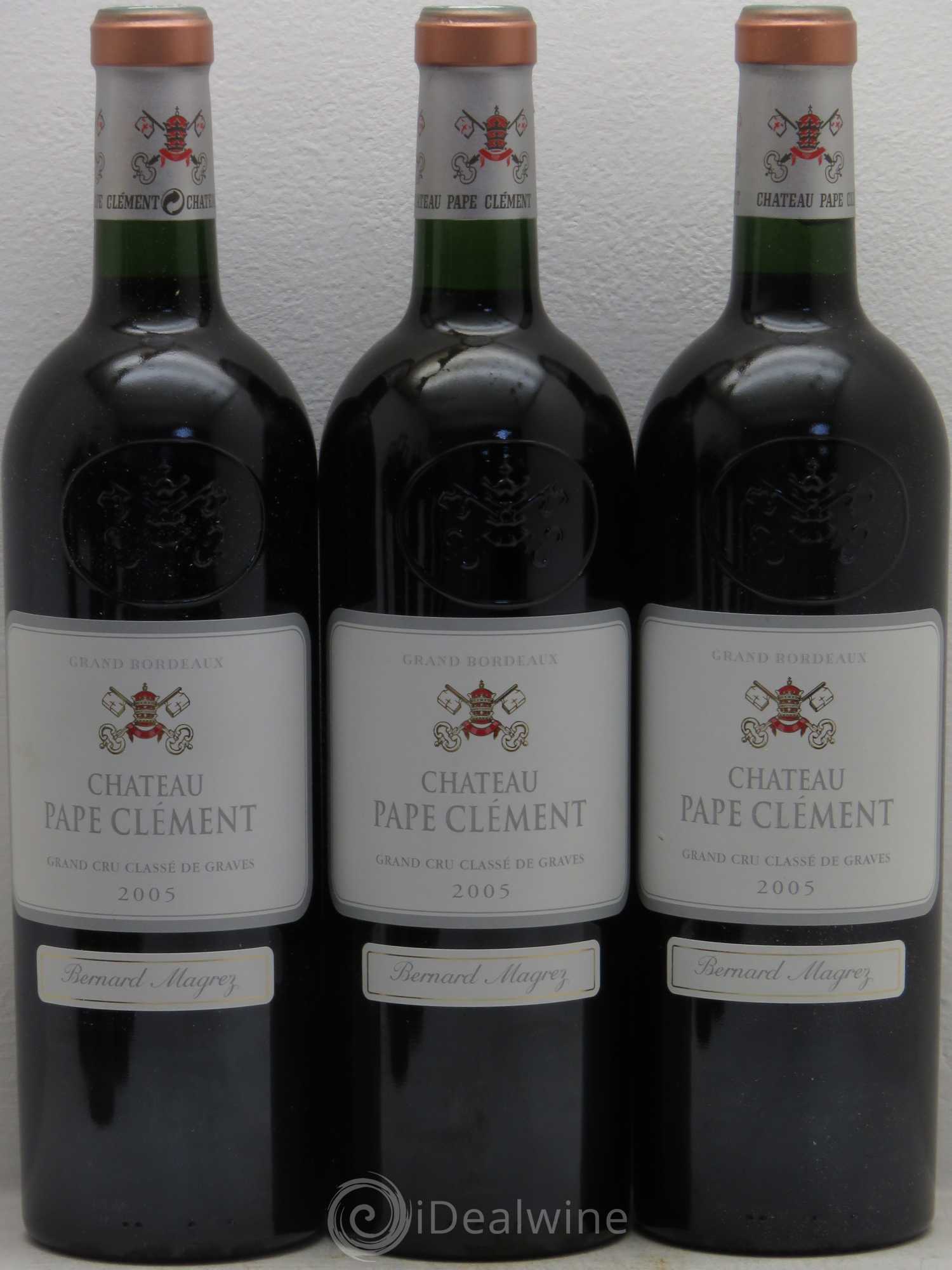 Château Pape Clément Cru Classé de Graves 2005 - Lot de 12 bouteilles - 1