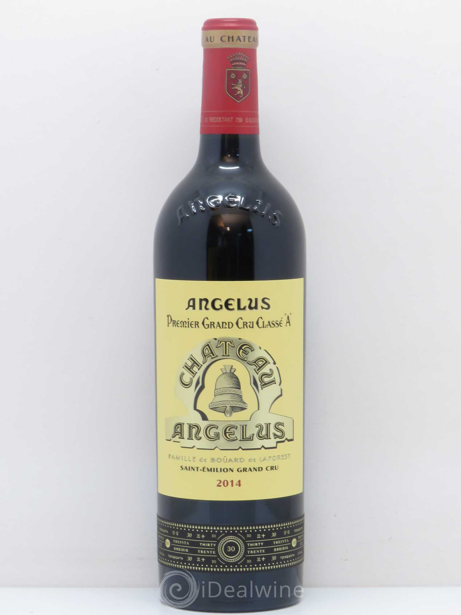 Château Angélus 1er Grand Cru Classé A 2014 - Lot de 1 bouteille - 0
