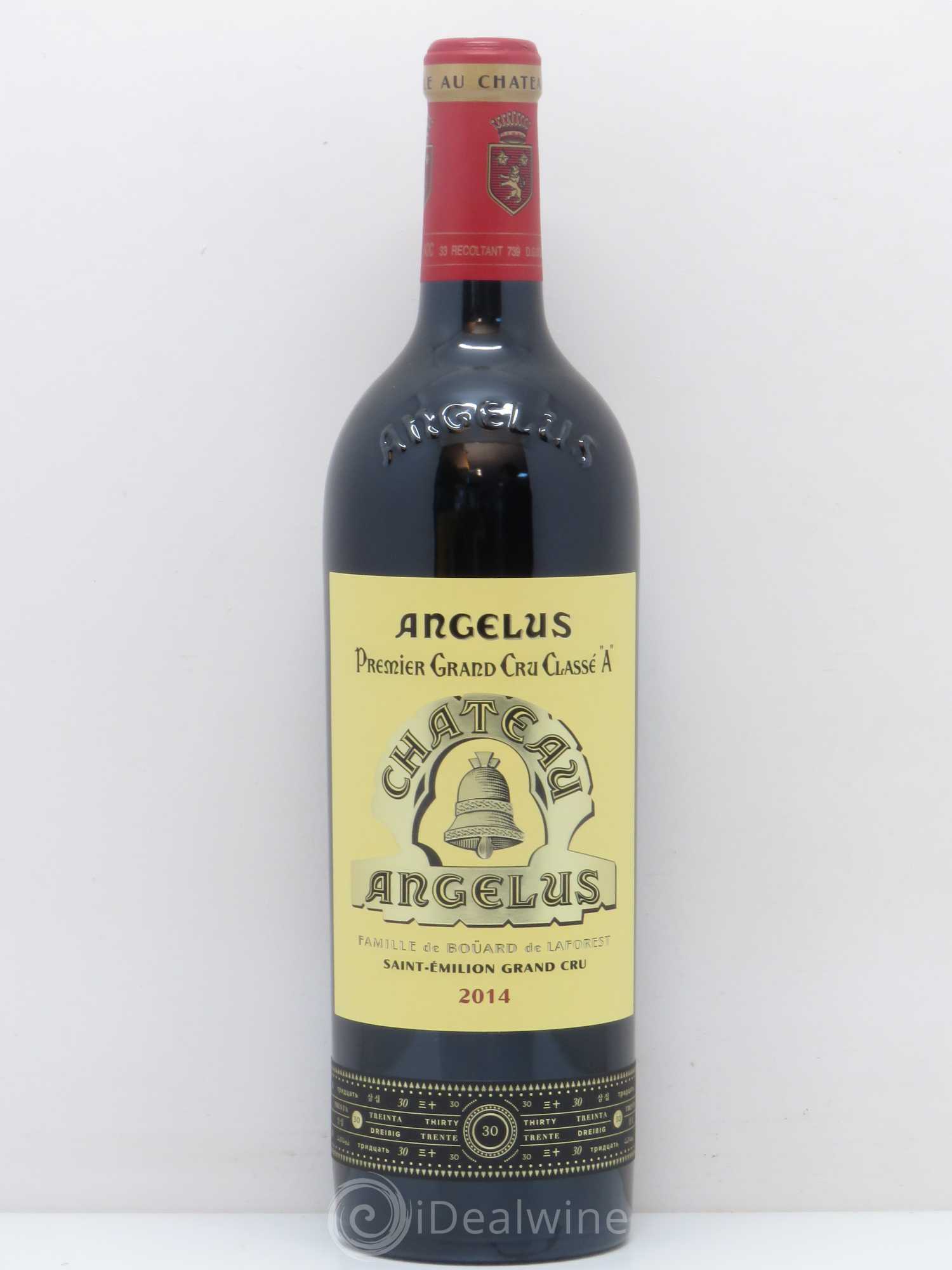 Château Angélus 1er Grand Cru Classé A 2014 - Lot de 1 bouteille - 0