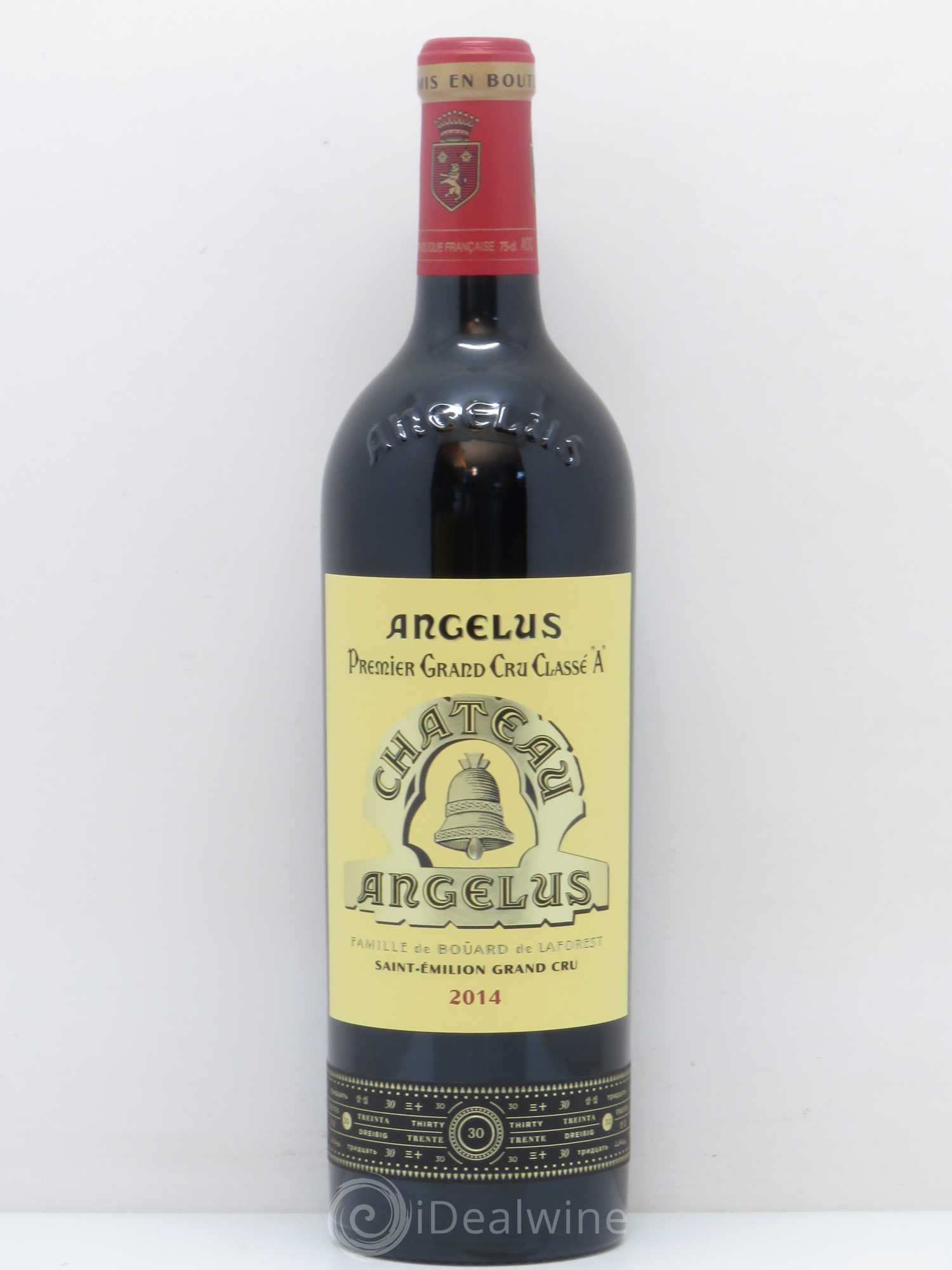 Château Angélus 1er Grand Cru Classé A 2014 - Lot de 1 bouteille - 0