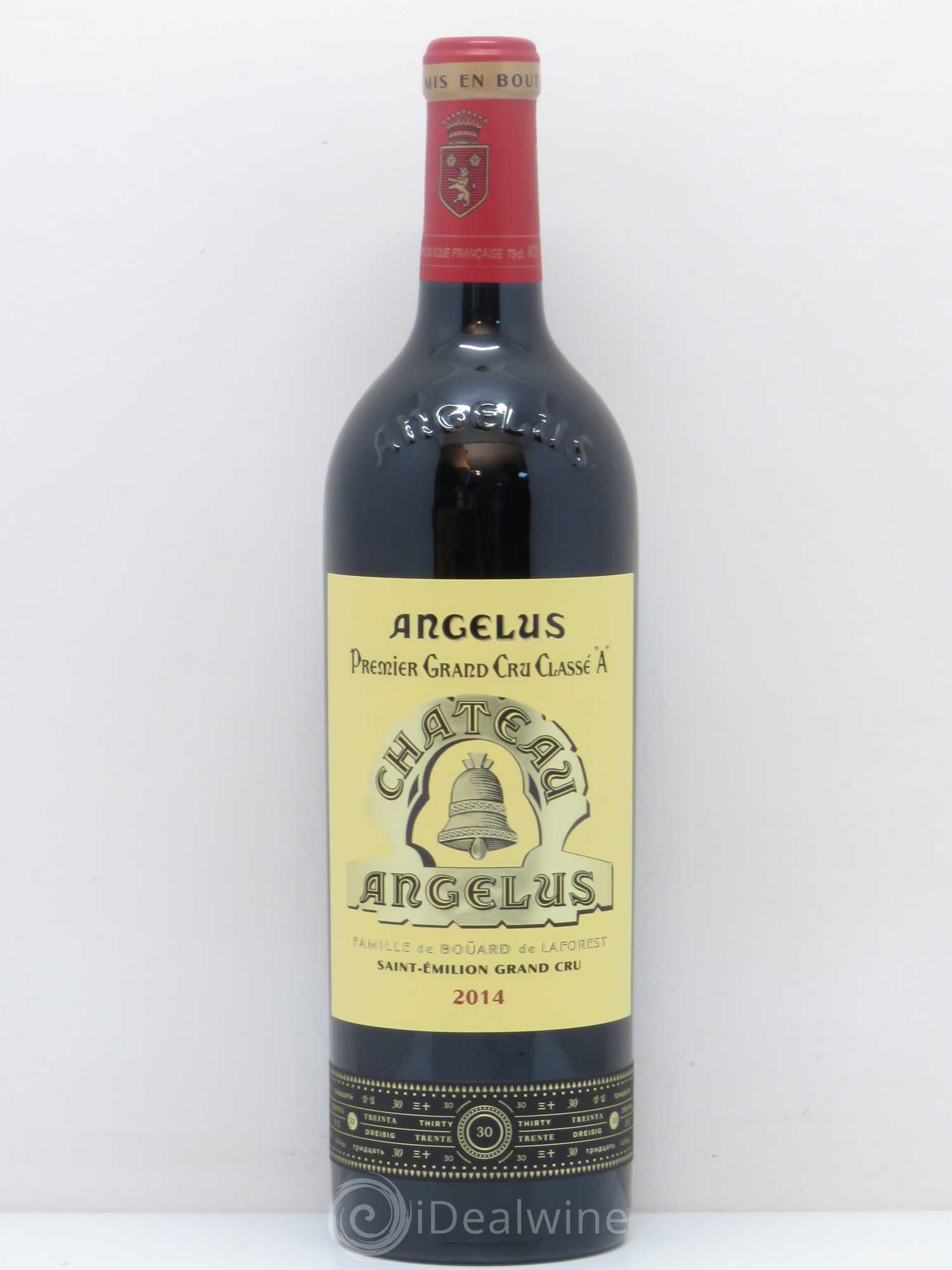 Château Angélus 1er Grand Cru Classé A 2014 - Lot de 1 bouteille - 0