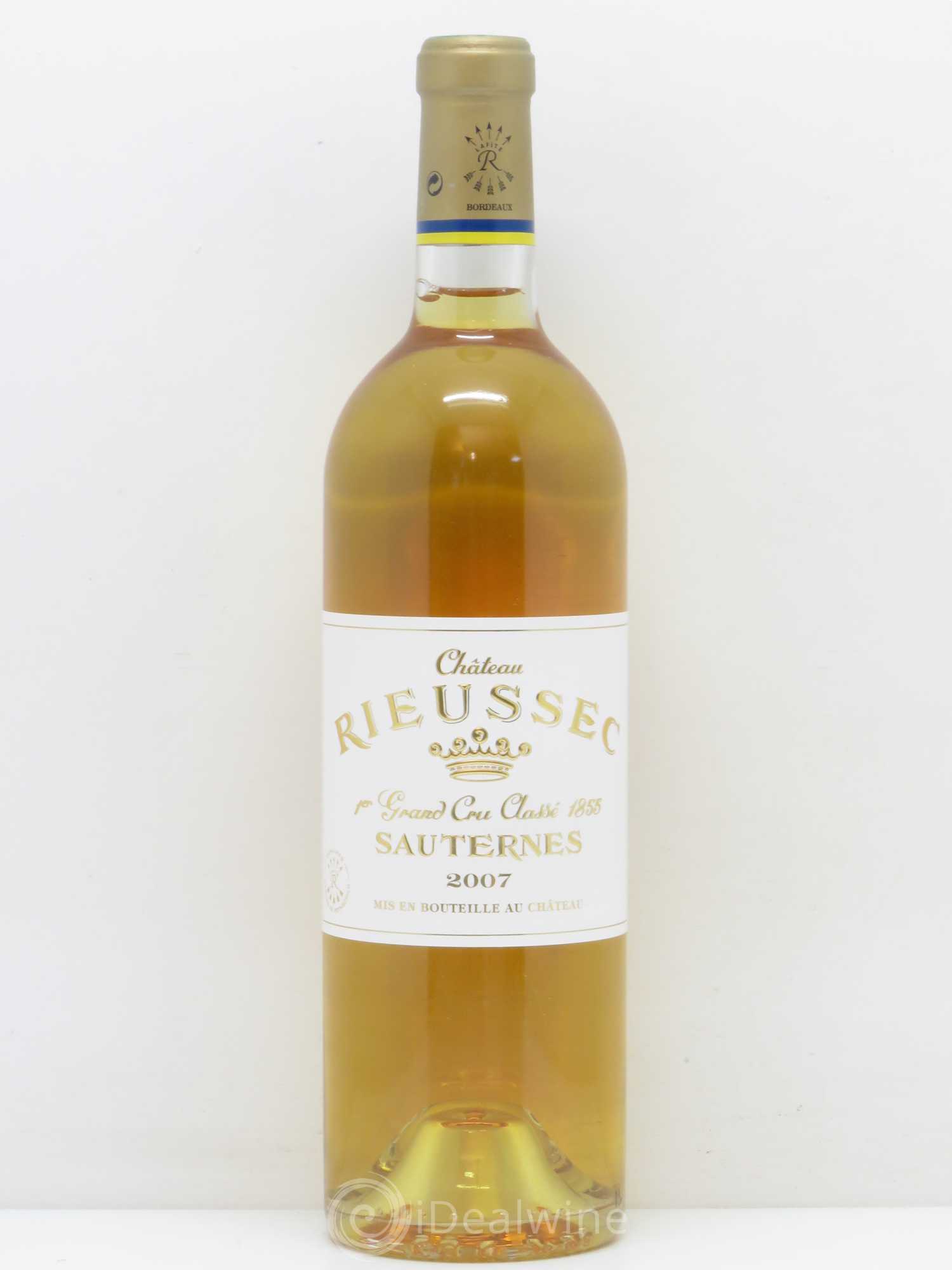 Château Rieussec 1er Grand Cru Classé 2007 - Posten von 1 Flasche - 0