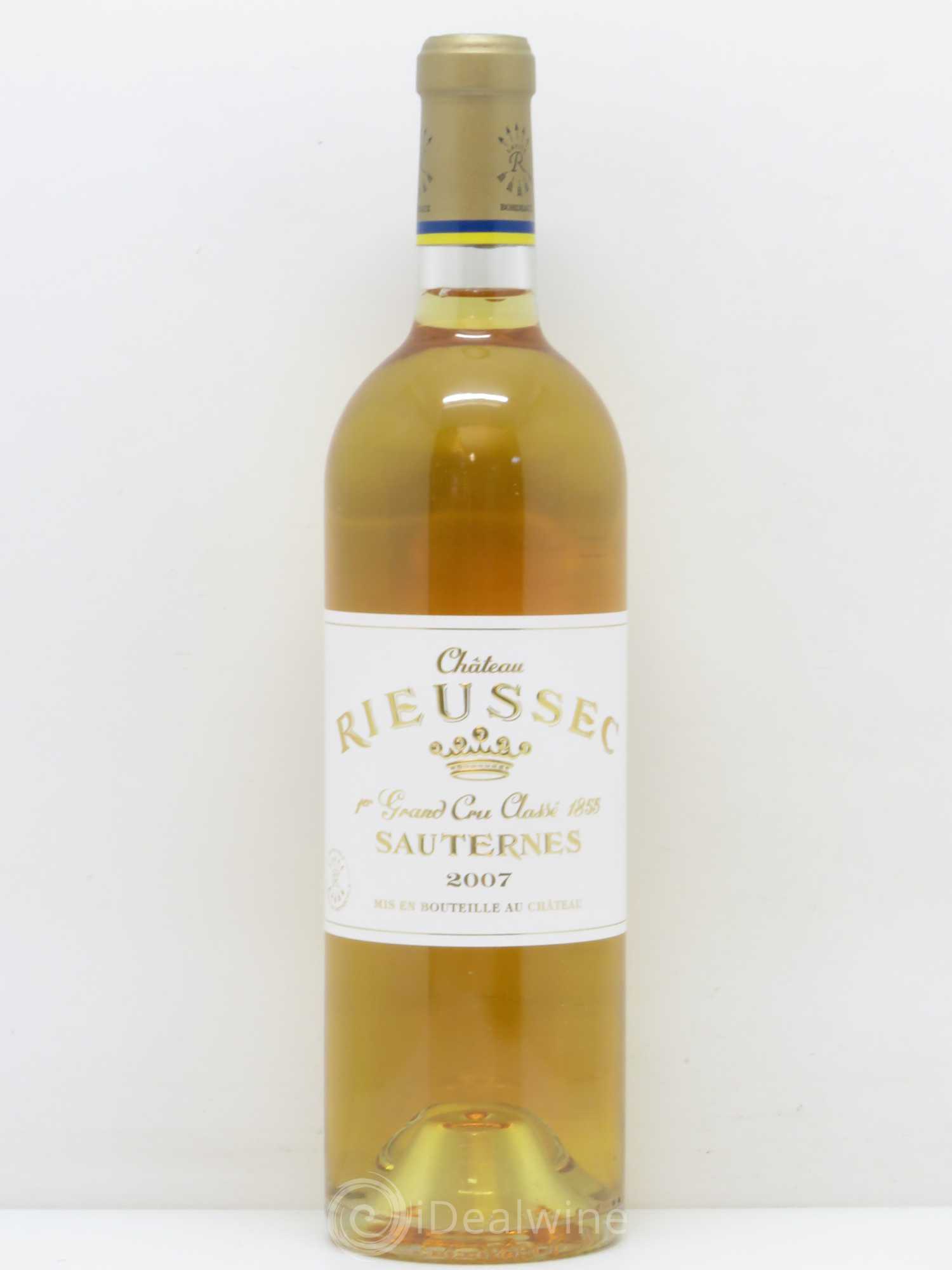 Château Rieussec 1er Grand Cru Classé 2007 - Posten von 1 Flasche - 0