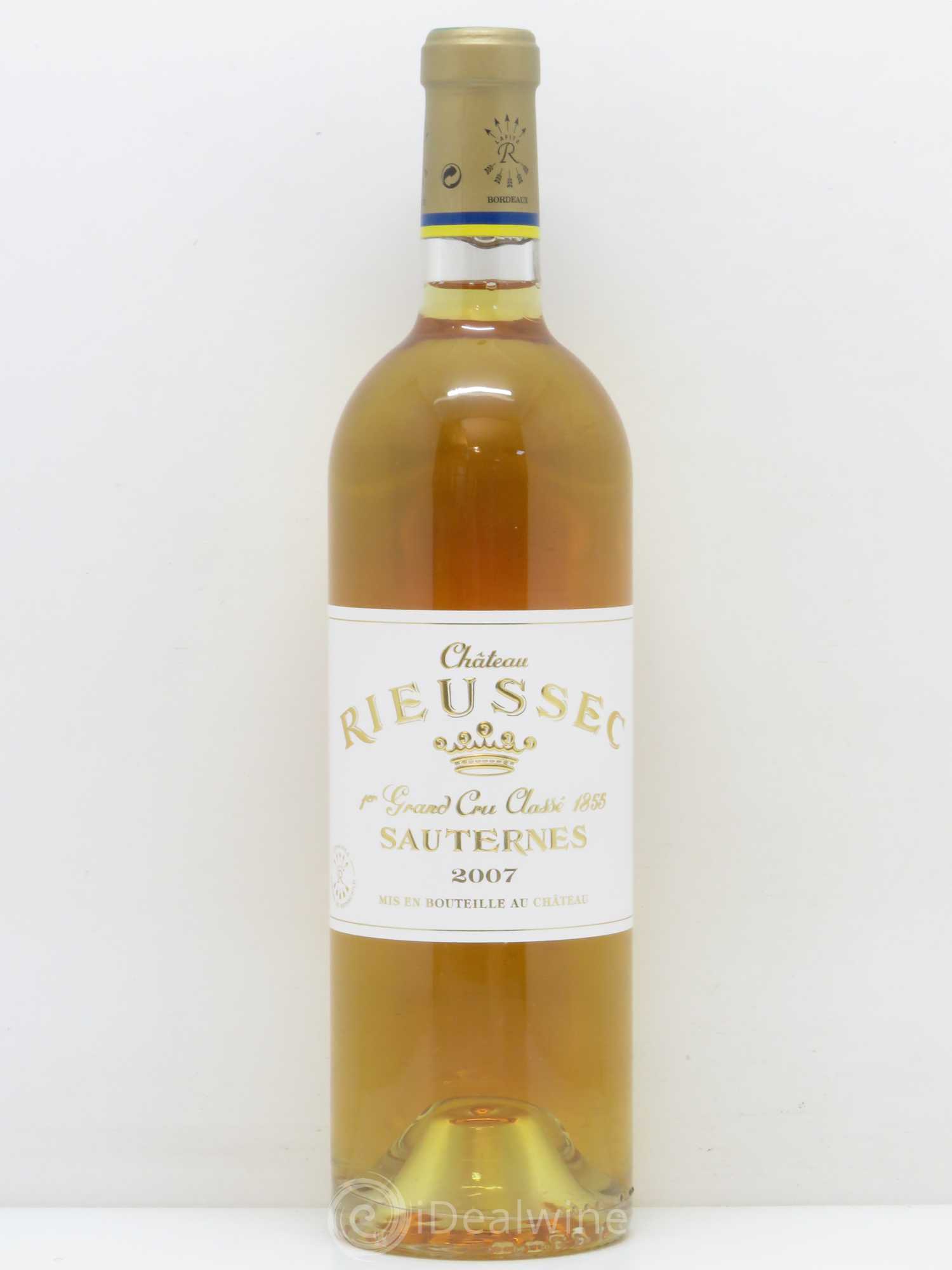 Château Rieussec 1er Grand Cru Classé 2007 - Posten von 1 Flasche - 0