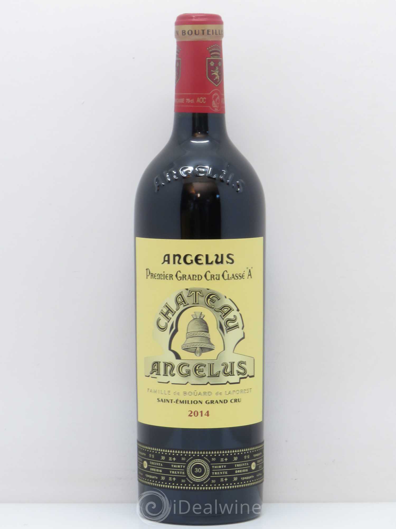 Château Angélus 1er Grand Cru Classé A 2014 - Lot de 1 bouteille - 0