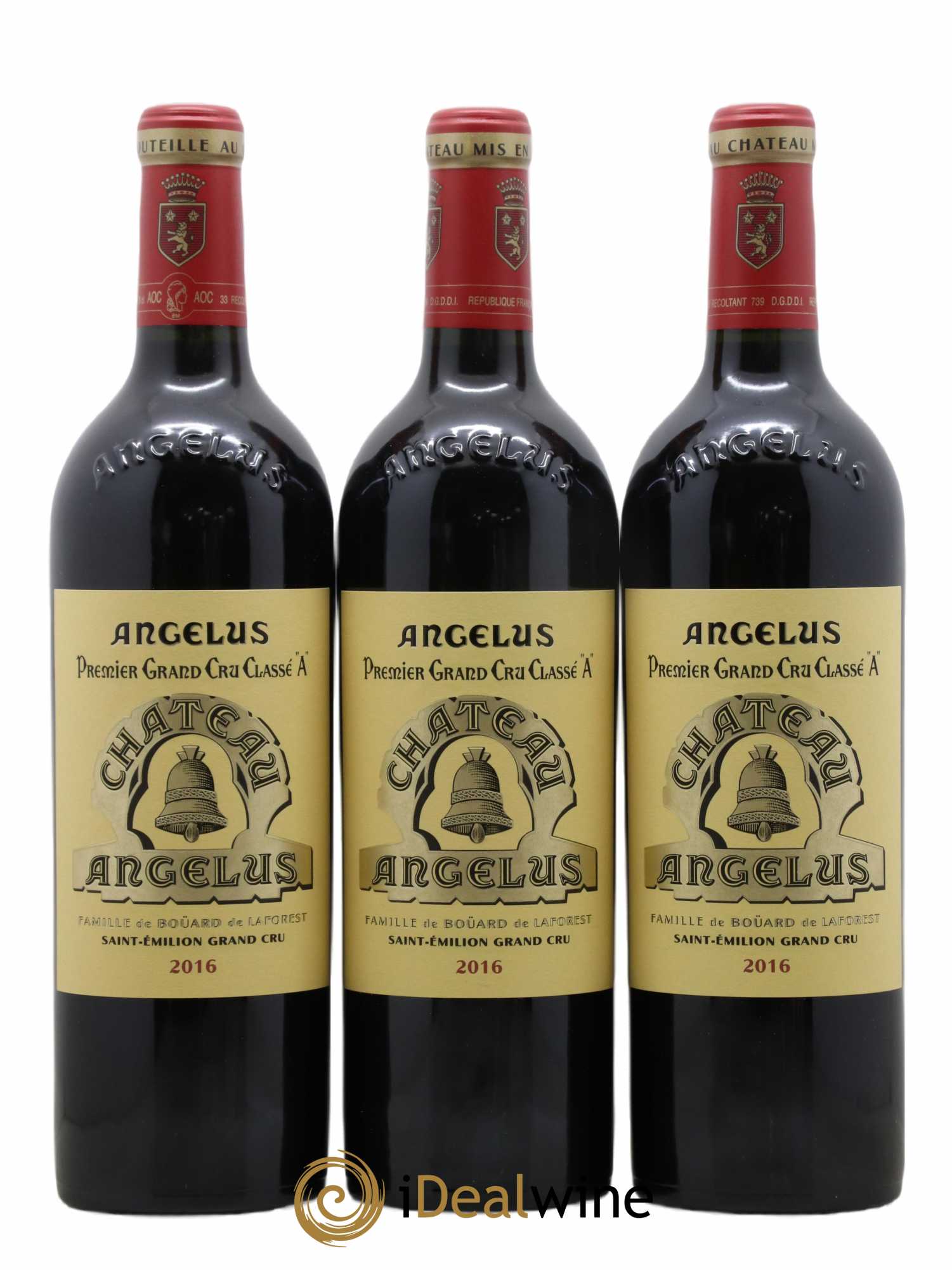 Château Angélus 1er Grand Cru Classé A 2016 - Lot de 6 bouteilles - 1