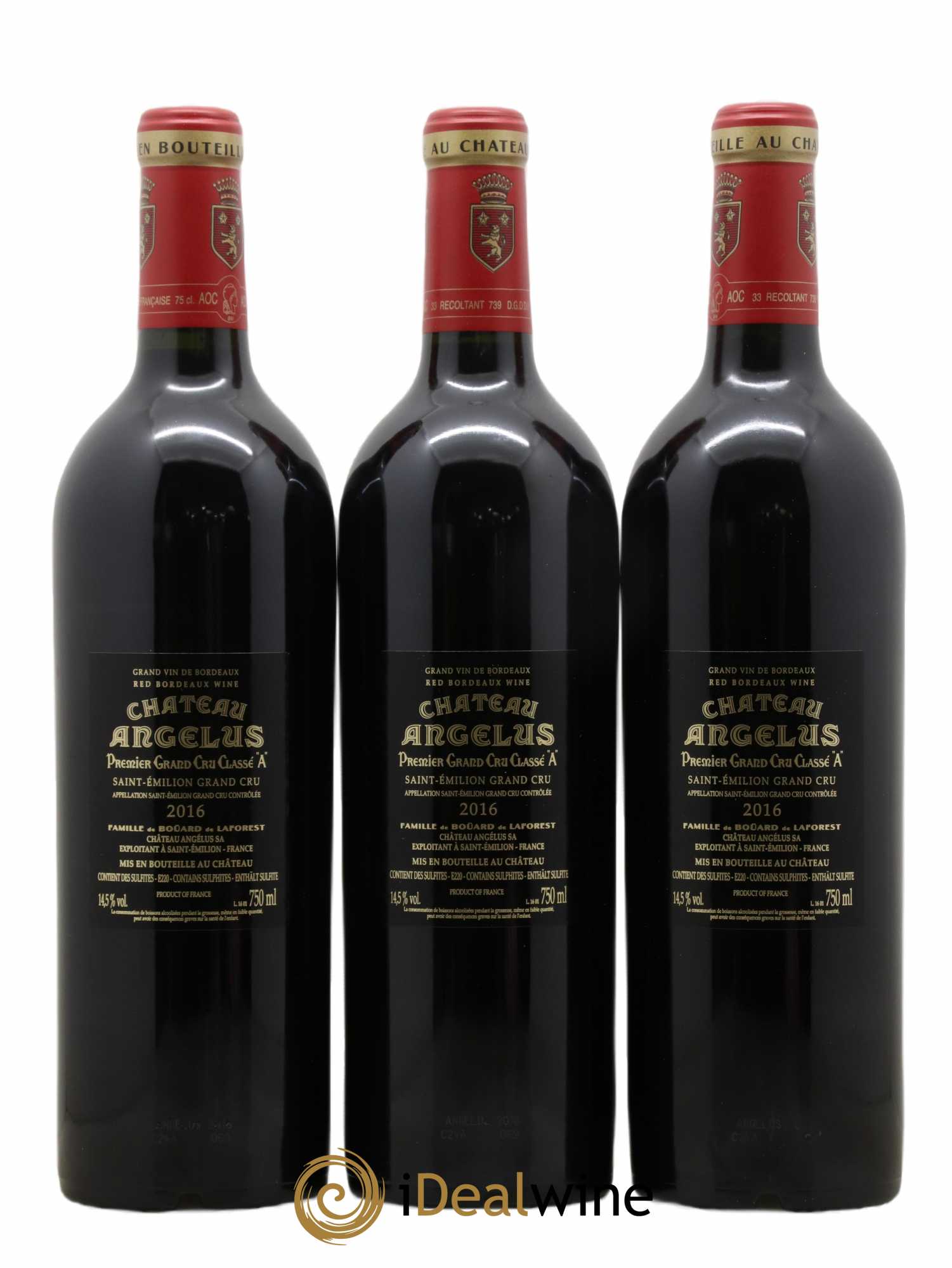 Château Angélus 1er Grand Cru Classé A 2016 - Lot de 6 bouteilles - 4