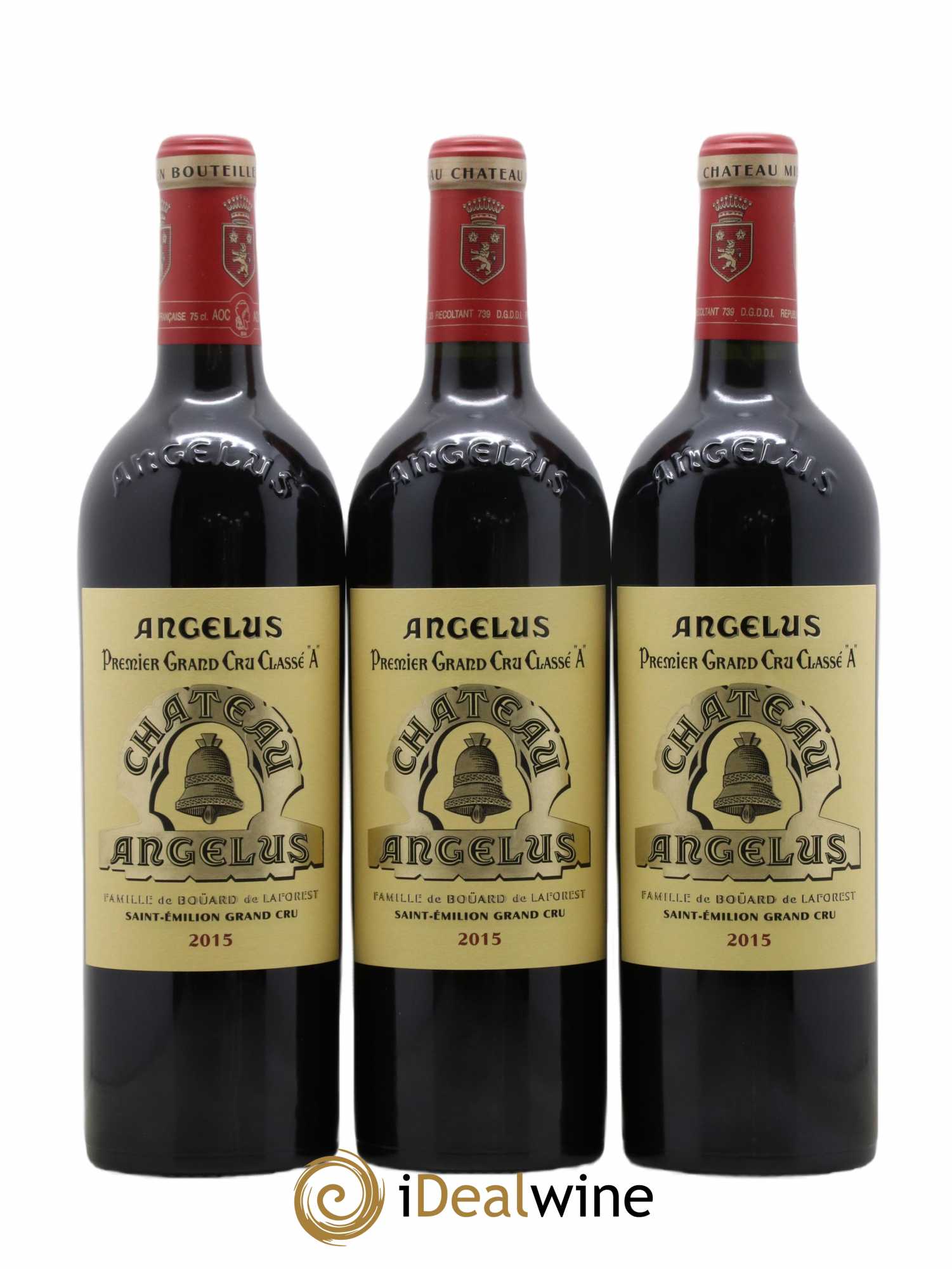 Château Angélus 1er Grand Cru Classé A 2015 - Lot de 6 bouteilles - 1