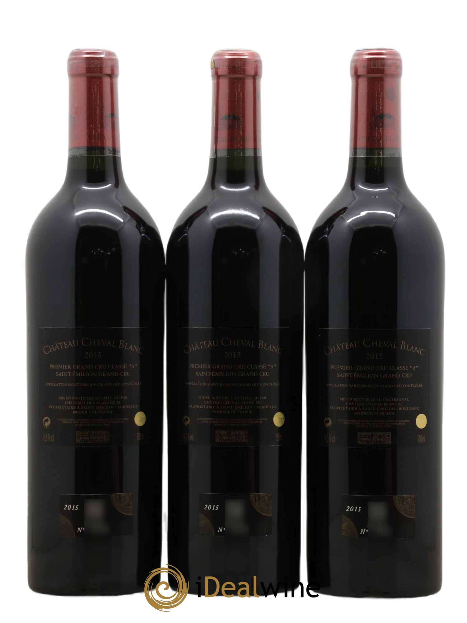Château Cheval Blanc 1er Grand Cru Classé A 2015 - Lot de 6 bouteilles - 4