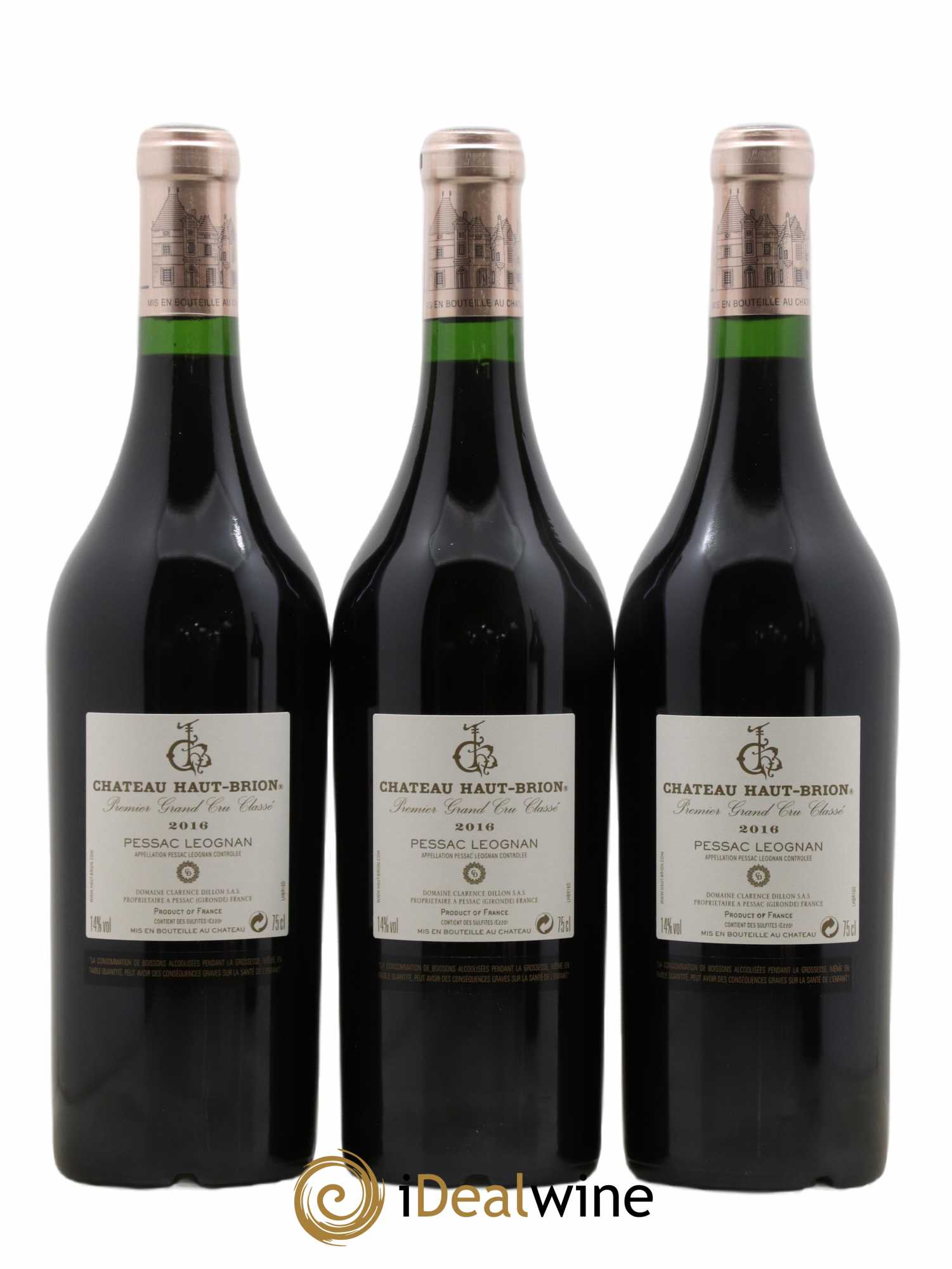 Château Haut Brion 1er Grand Cru Classé 2016 - Lot de 6 bouteilles - 4