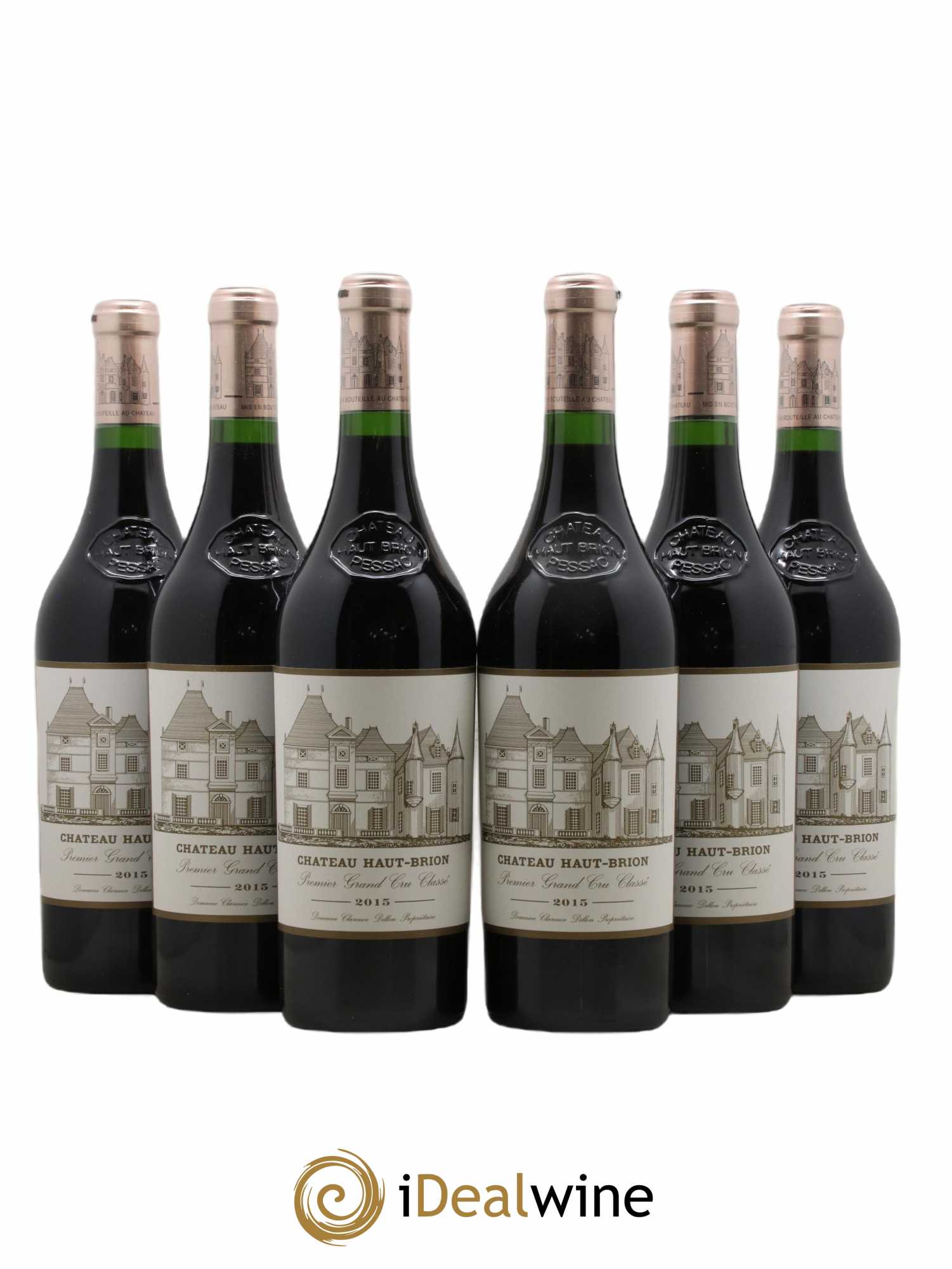 Château Haut Brion 1er Grand Cru Classé 2015 - Lot de 6 bouteilles - 0