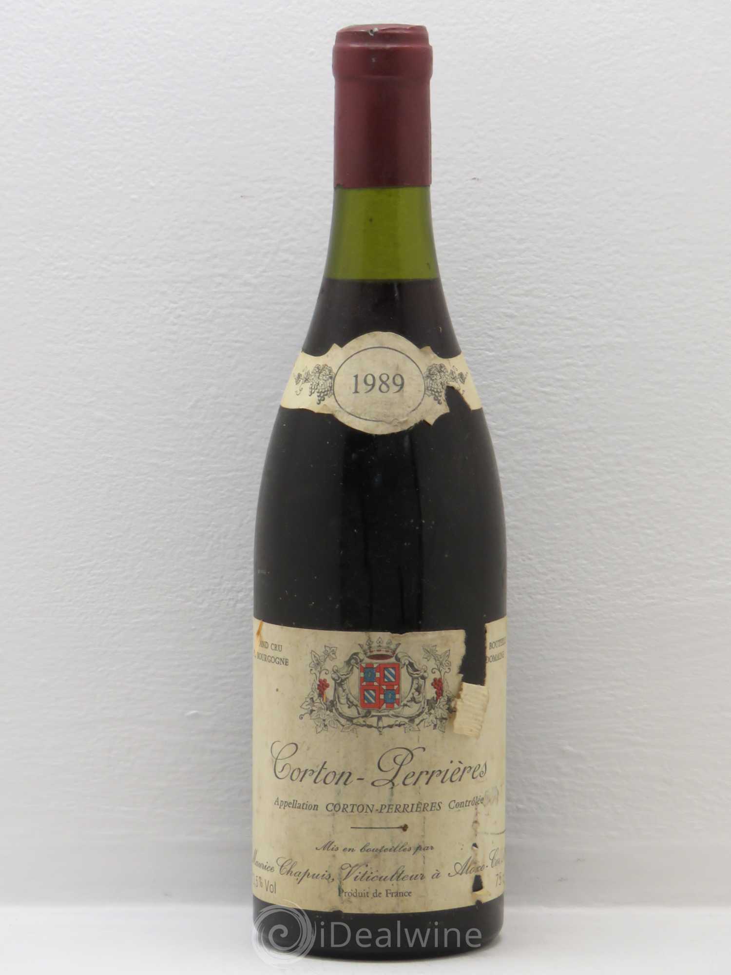 Corton Grand Cru 1989 - Lot de 1 bouteille - 0