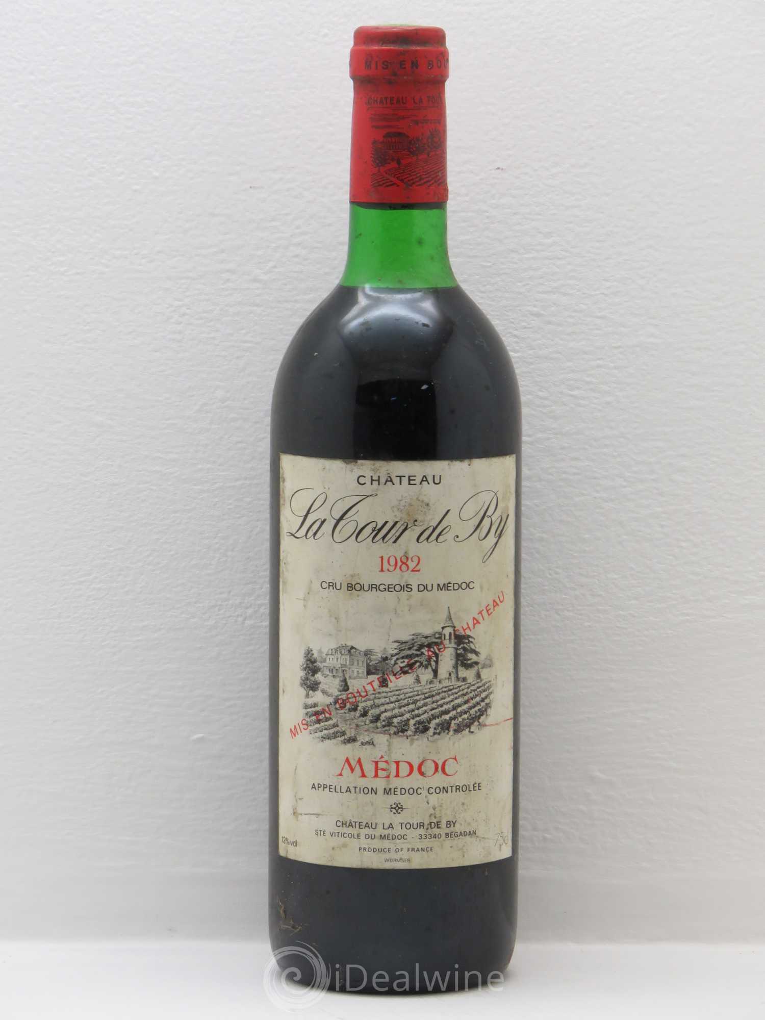 Château La Tour de By Cru Bourgeois 1982 - Lot de 1 bouteille - 0