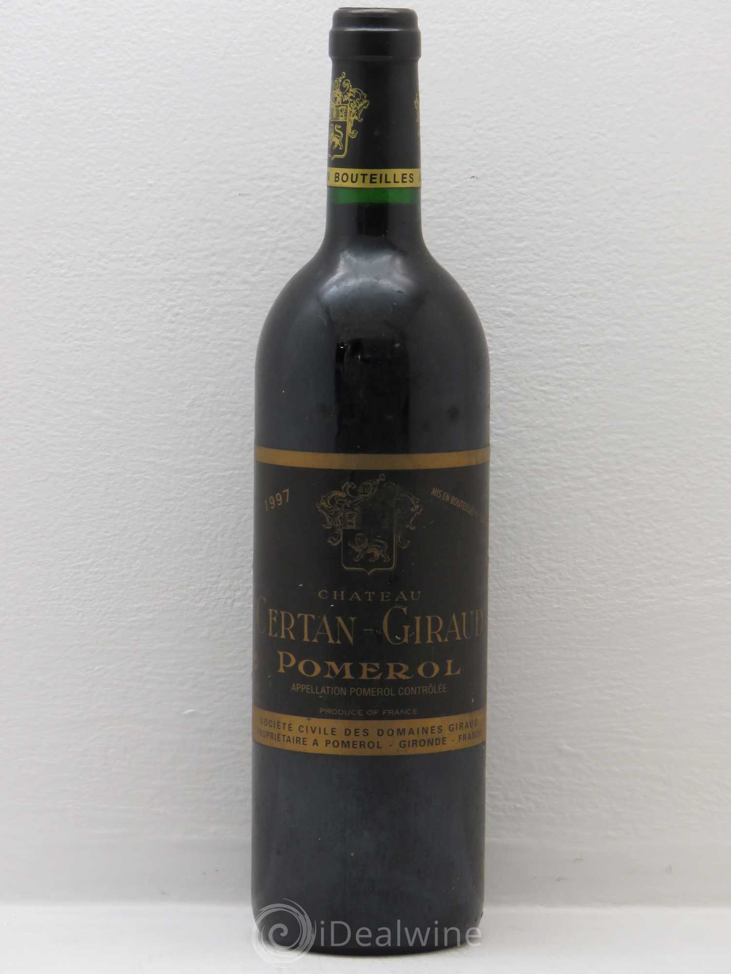 Château Certan Giraud 1997 - Lot de 1 bouteille - 0