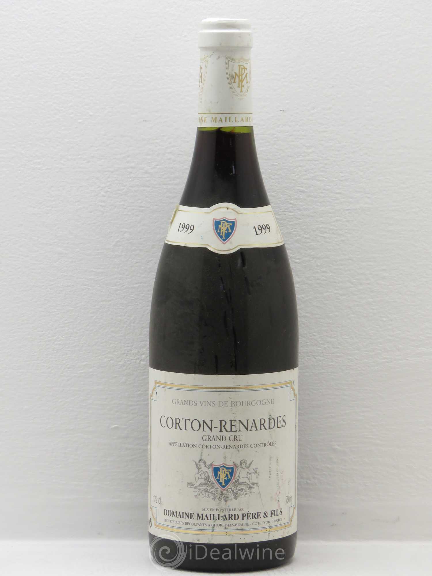 Corton Grand Cru Les Renardes Domaine Maillard 1999 - Posten von 1 Flasche - 0